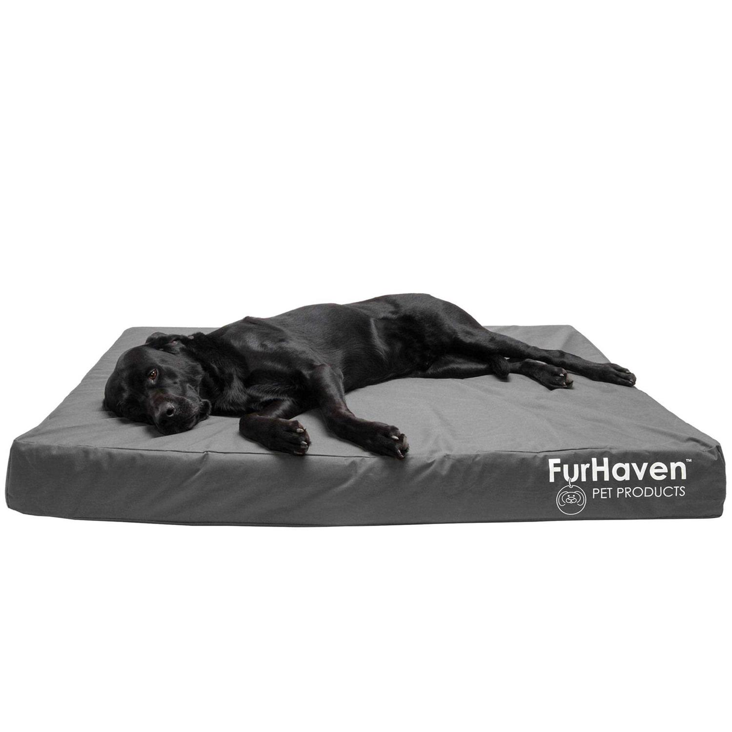 Oxford Indoor/Outdoor Deluxe Orthopedic Pet Bed FurHaven - Healthber