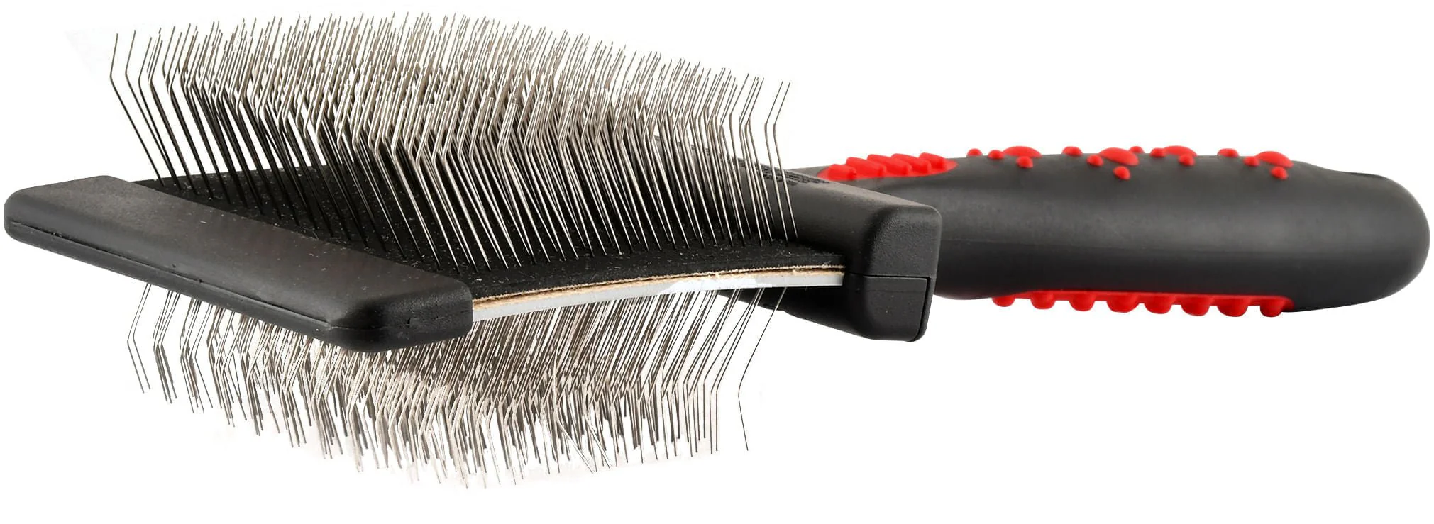 Double-Sided Flexible Head Pet Grooming Slicker Brush - Healthber
