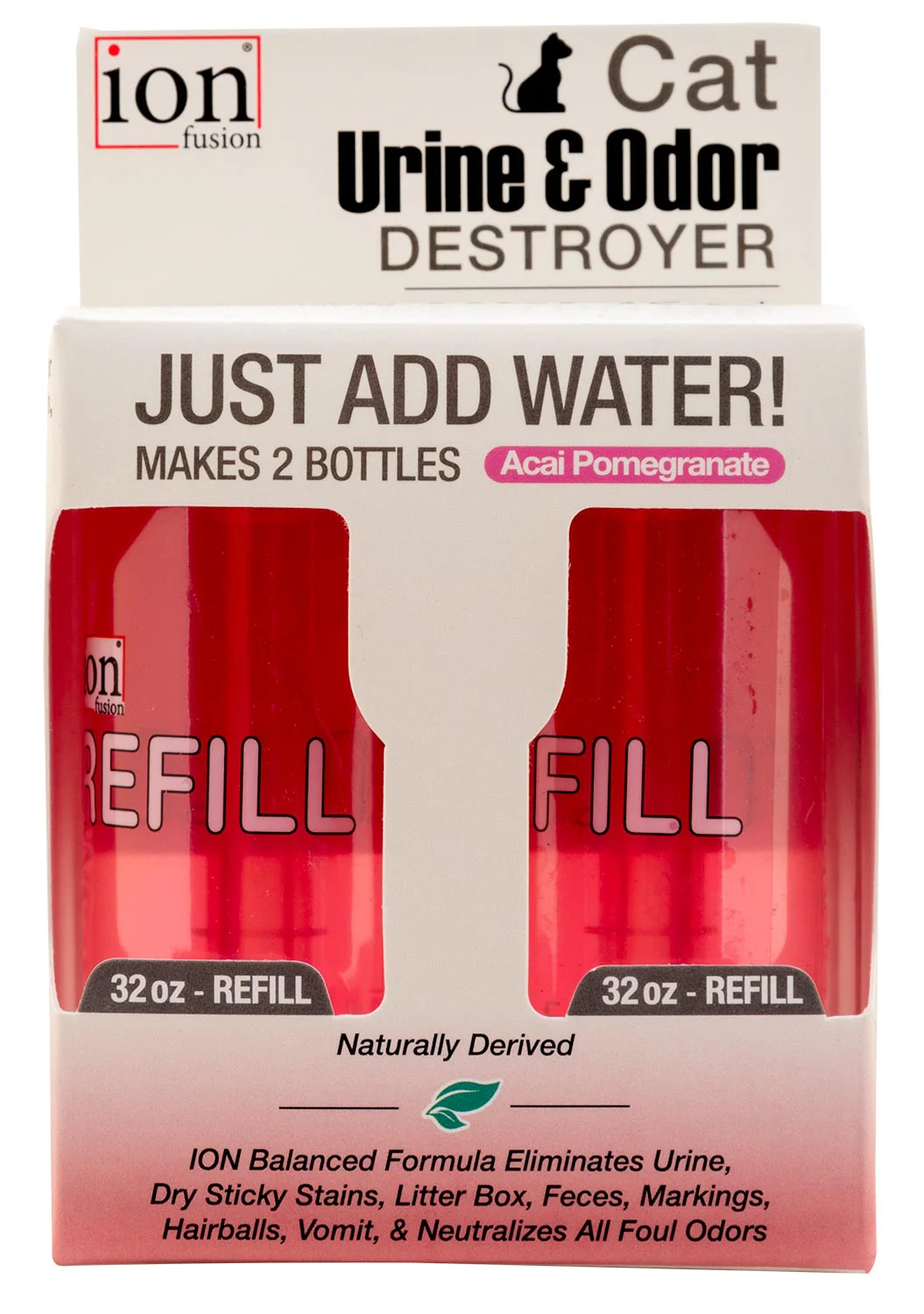 Cat Urine & Odor Destroyer Refill, Acai Pomegranate, 2 pk - Healthber