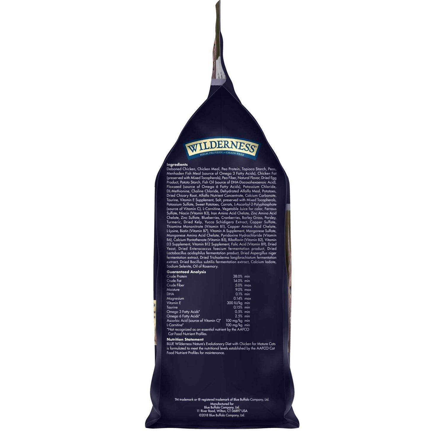 BLUE Wilderness Mature Cat Dry Food - Healthber