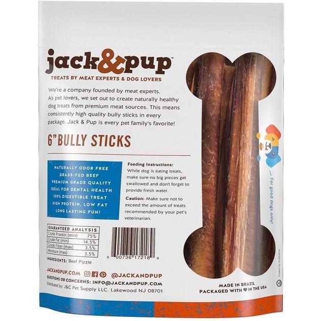 Jack&Pup Bully Sticks - Healthber