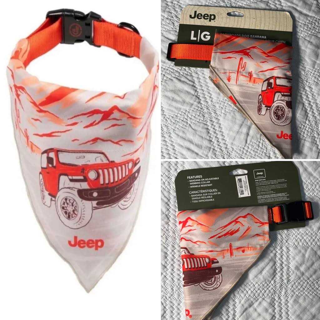 Jeep Backroads Bandana Dog Collar - Healthber