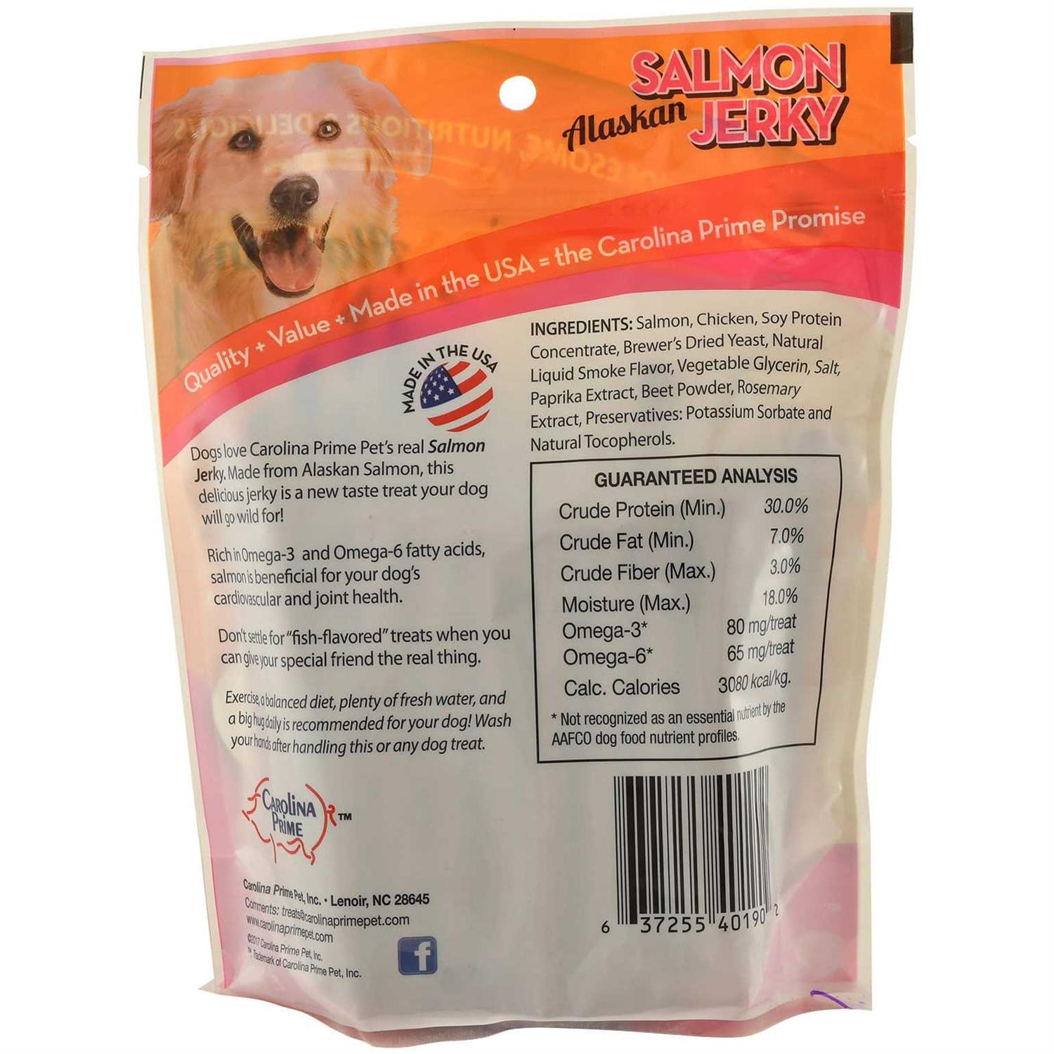 Carolina Prime Real Salmon Jerky Sticks - Healthber