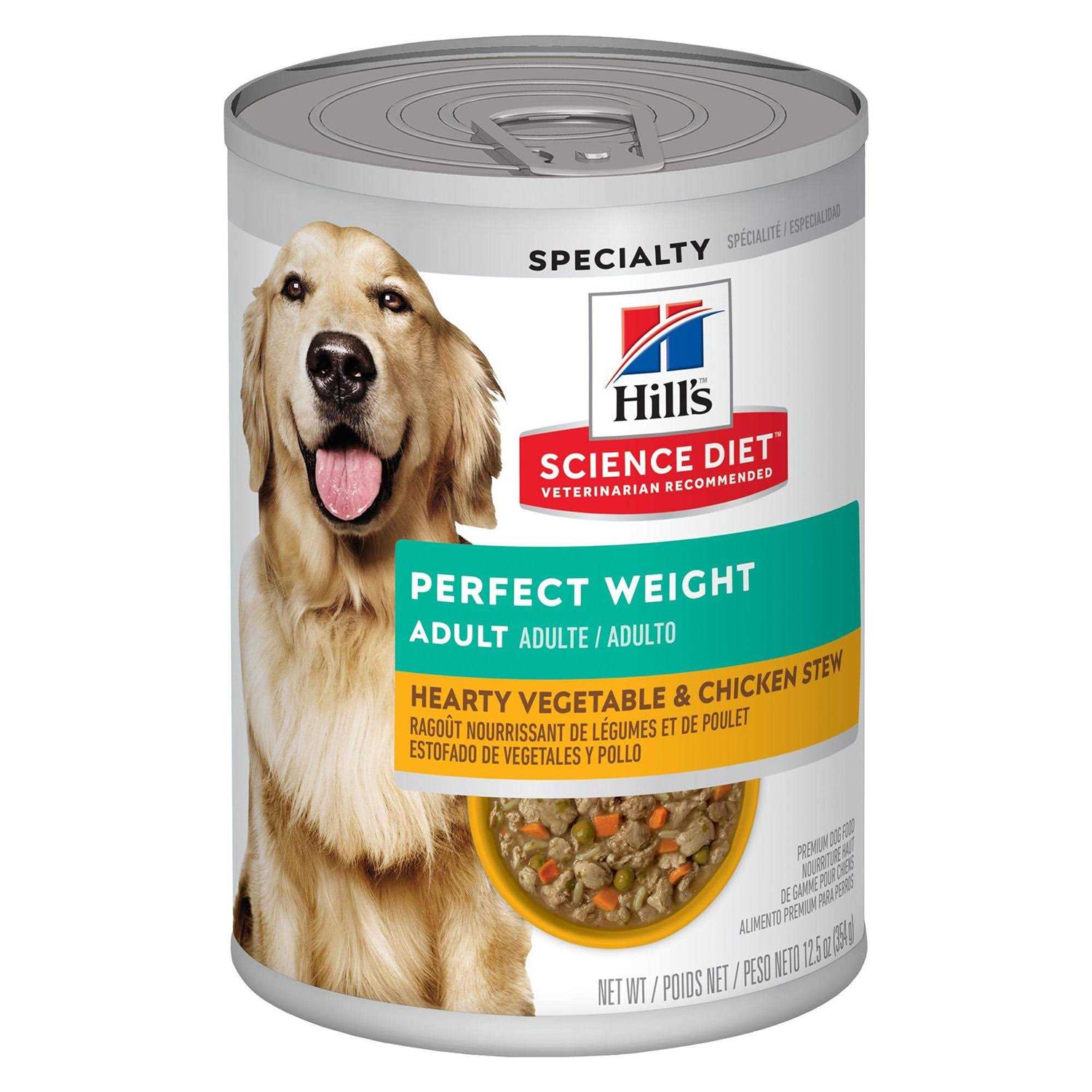 Hill’s Science Diet Adult Perfect Weight Hearty Vegetable & Chicken Stew Dog Food - Healthber