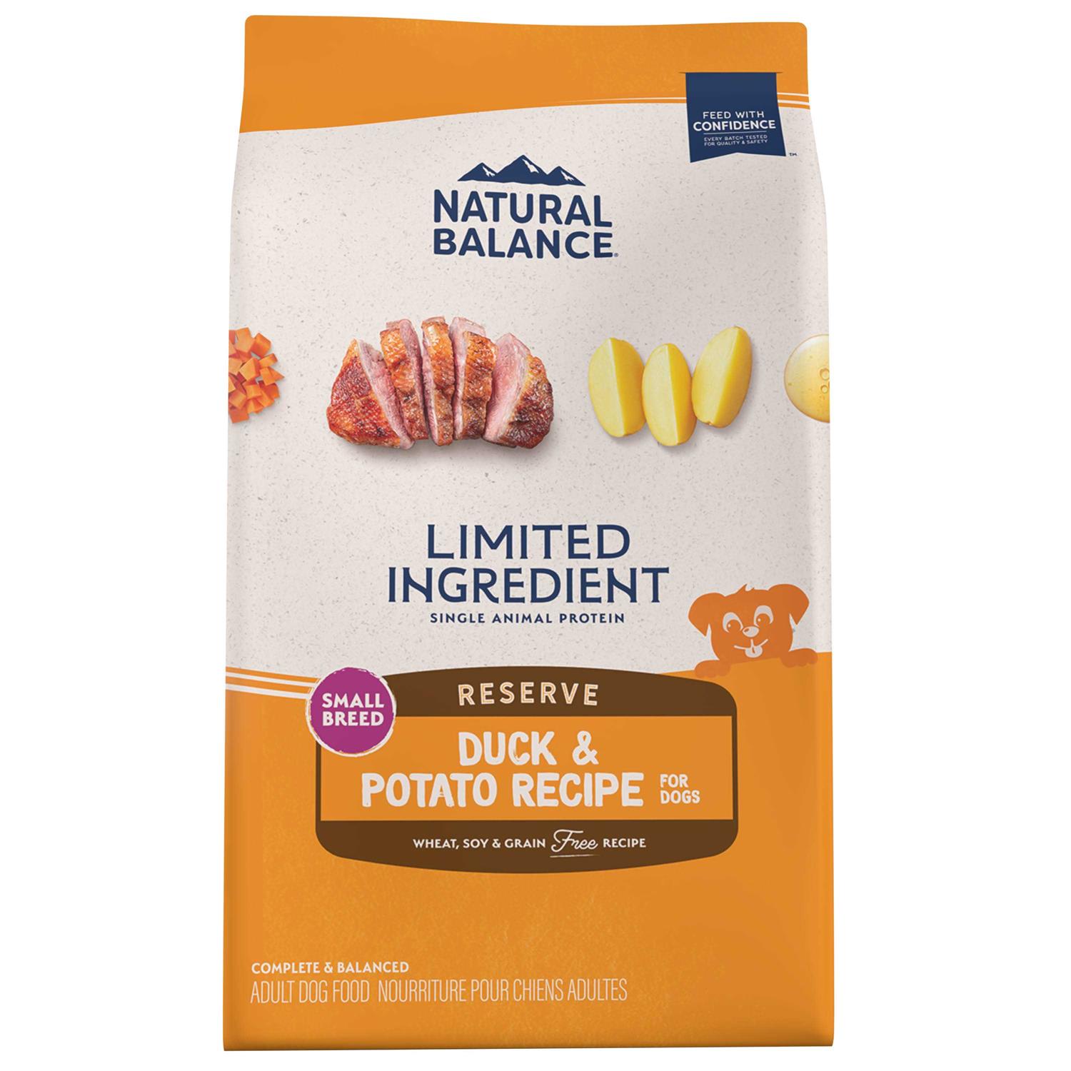 Natural Balance Limited Ingredient Diets Small Breed Duck & Potato Dog Food - Healthber
