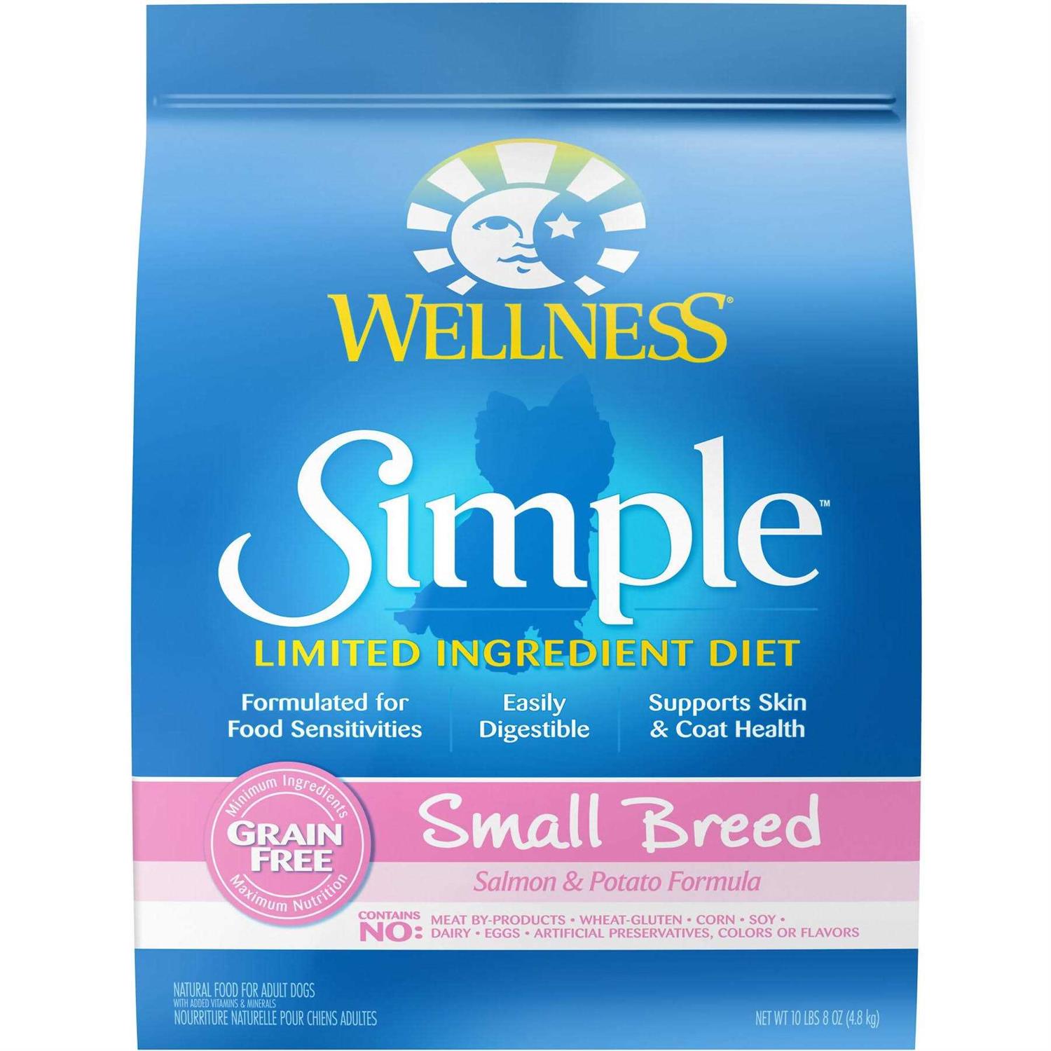 Wellness Simple Limited Ingredient Diet Grain Free Salmon & Potato Natural Dry Dog Food - Healthber
