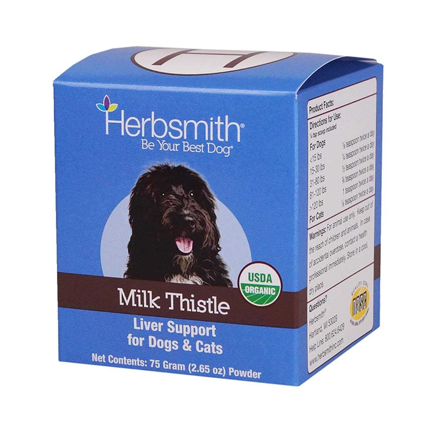 Herbsmith Milk Thistle for Dogs & Cats - Healthber