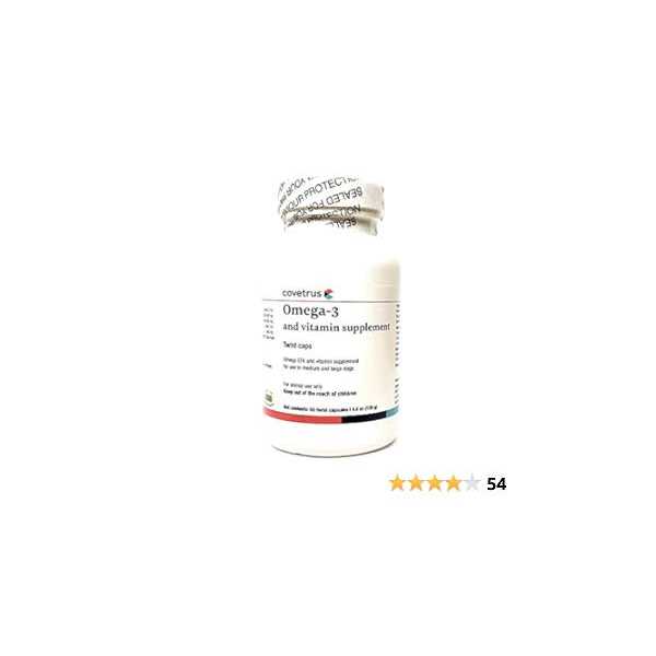 Covetrus Omega 3 Plus Twist Tips for Medium to Large Dogs 60 Capsules - Healthber