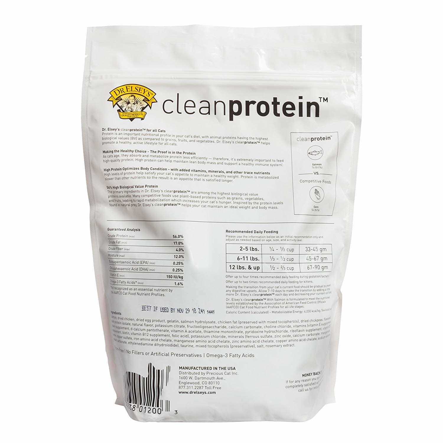 Dr. Elsey’s cleanprotein Dry Cat Food Salmon - Healthber