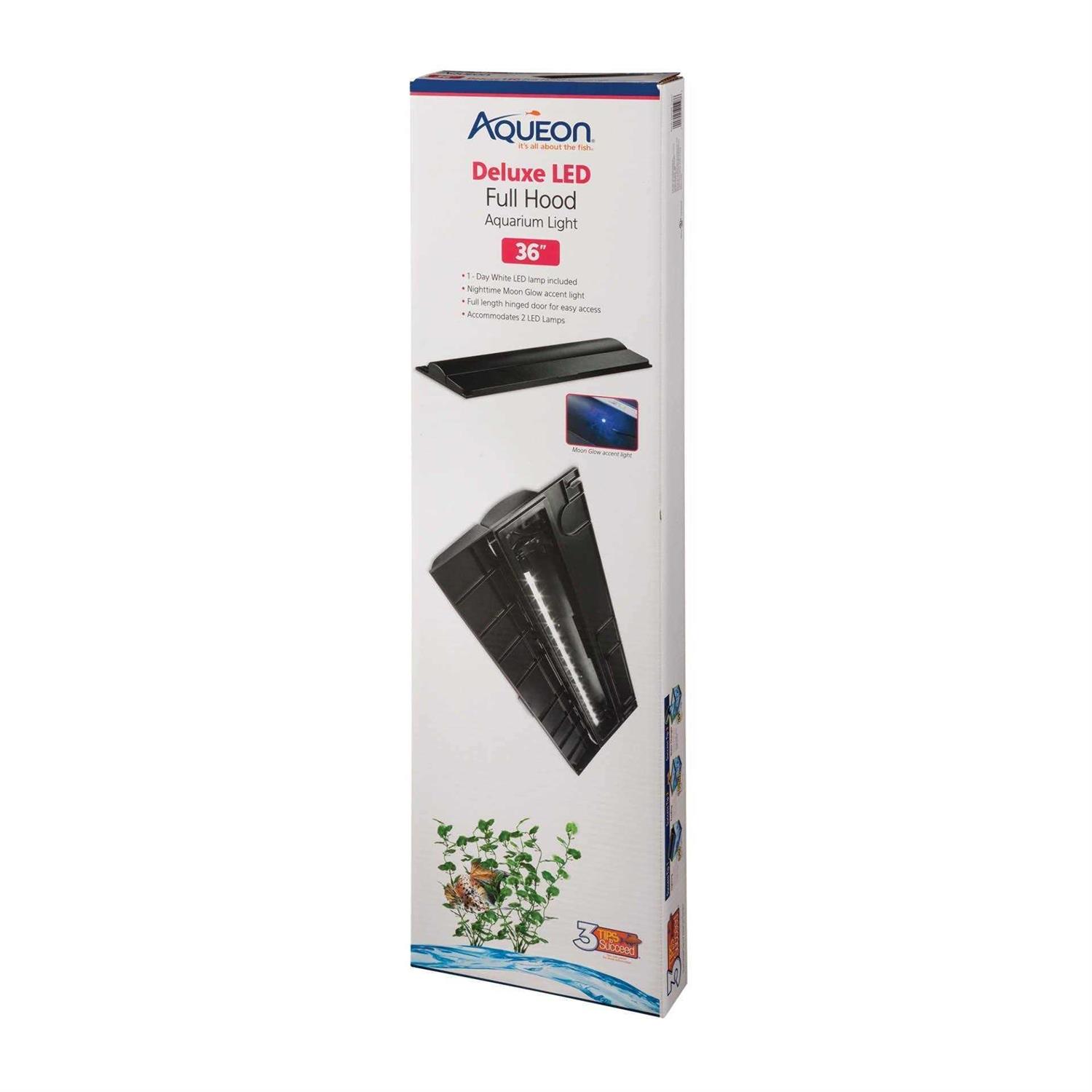 Aqueon LED Deluxe Full Hood - Healthber