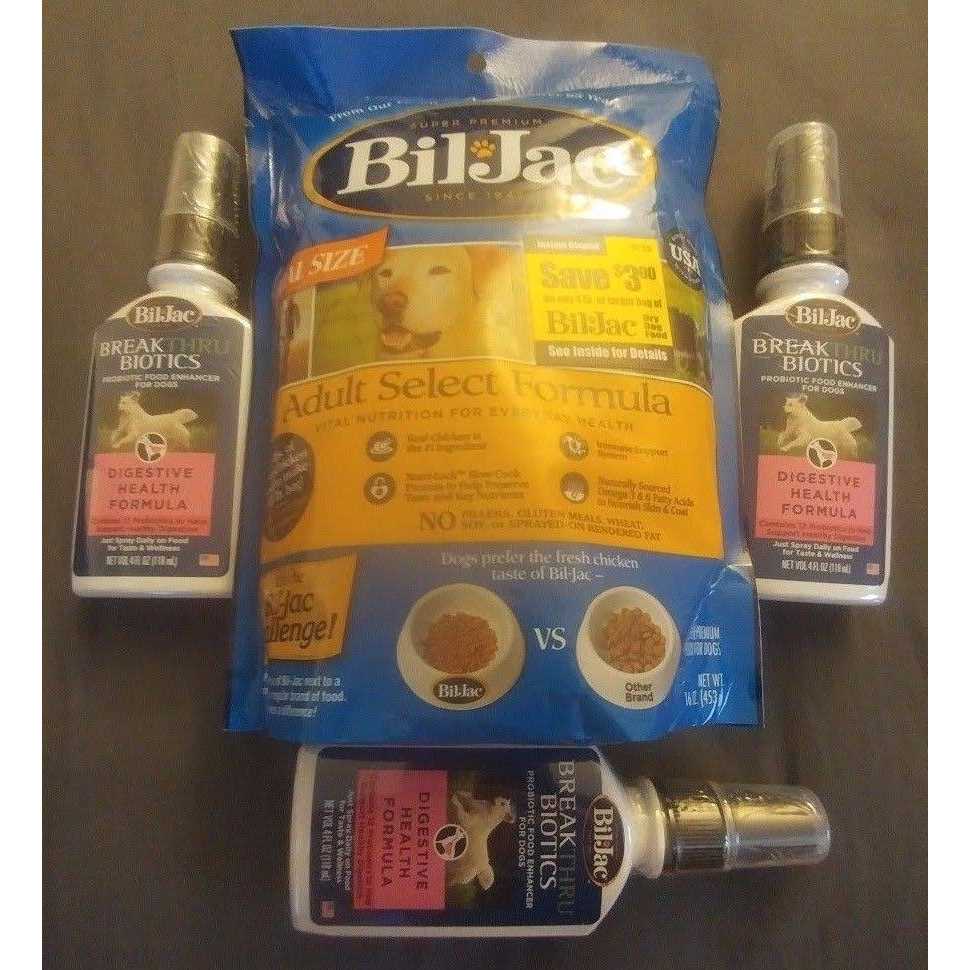 Bil-Jac BreakThru Biotics Probiotic Dog Food Spray - Healthber