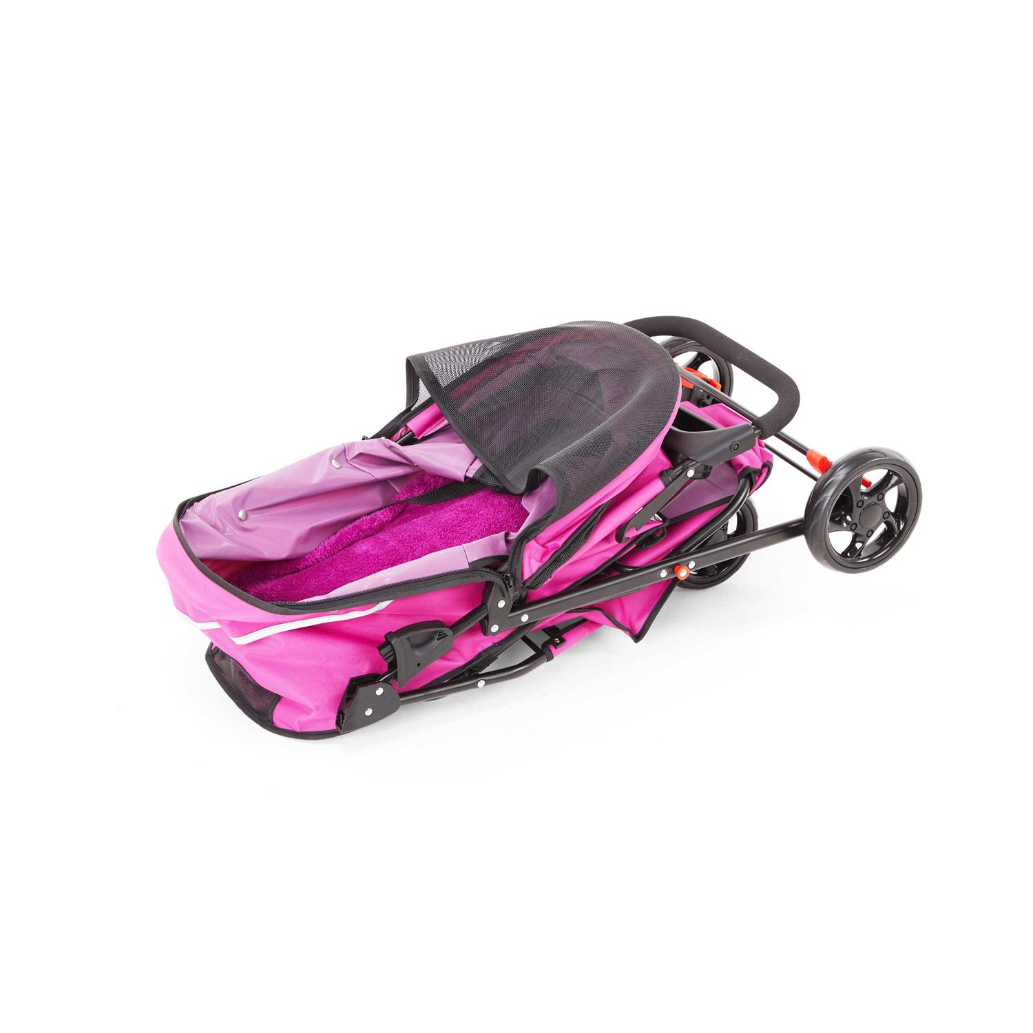 EveryYay Places to Go Reflective Gray Pet Stroller - Healthber