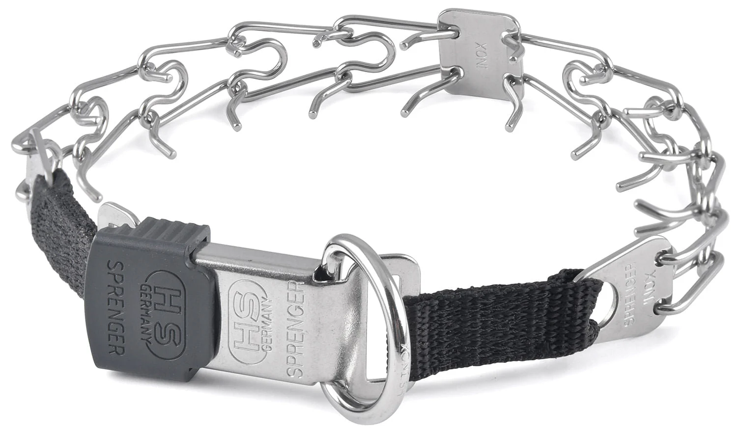 Herm Sprenger Prong Collar with Security Buckle - Healthber