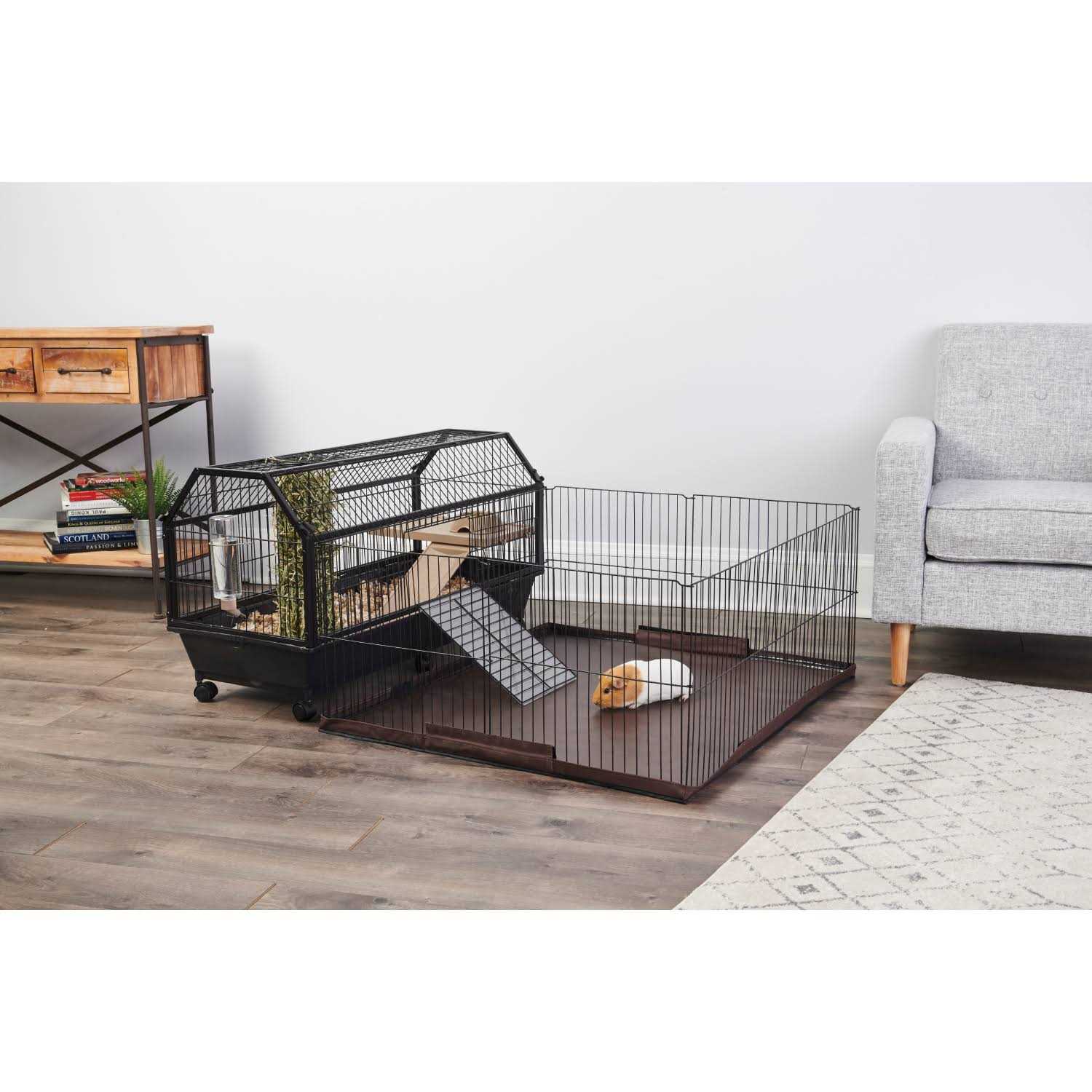Oxbow Enriched Life Habitat with Play Yard - Healthber
