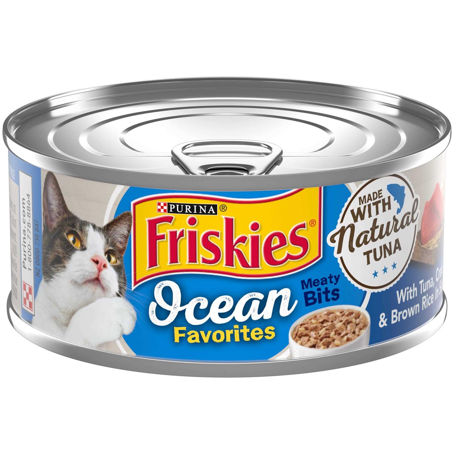 Purina Friskies Wet Cat Food Ocean Favorites - Healthber