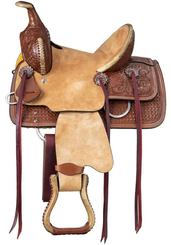 Royal King Youth Garrison Barrel Saddle - Healthber