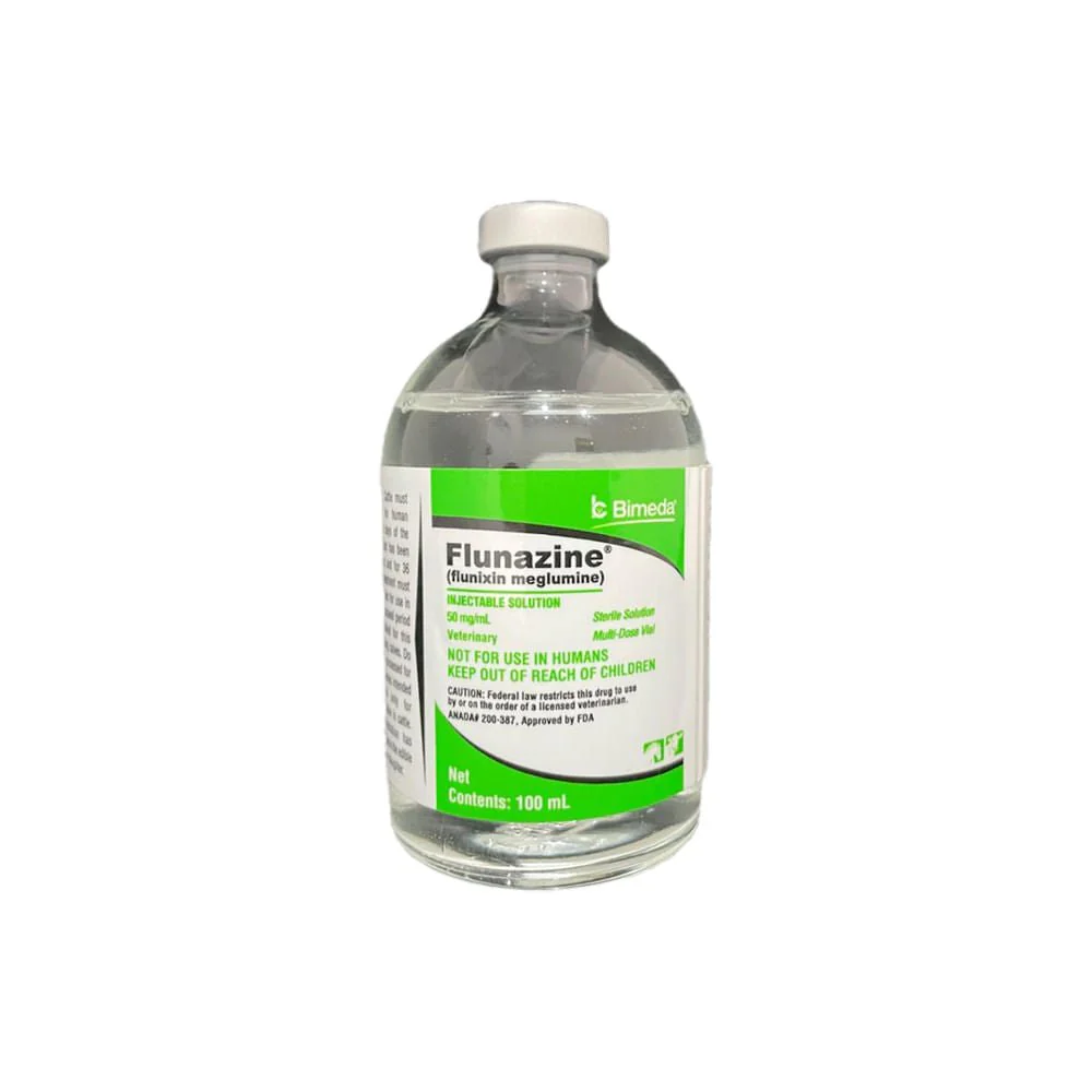 Flunixin Meglumine Injectable Solution for Horses & Cattle, 50 mg/mL - Healthber