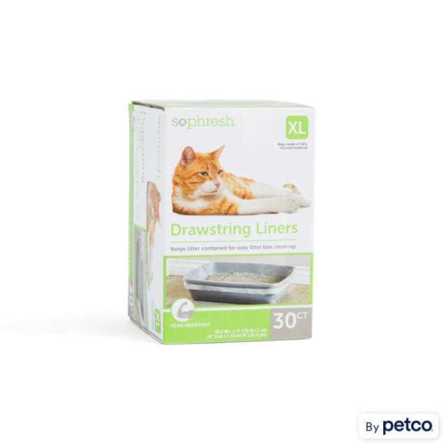 So Phresh Drawstring Cat Litter Box Liners - Healthber