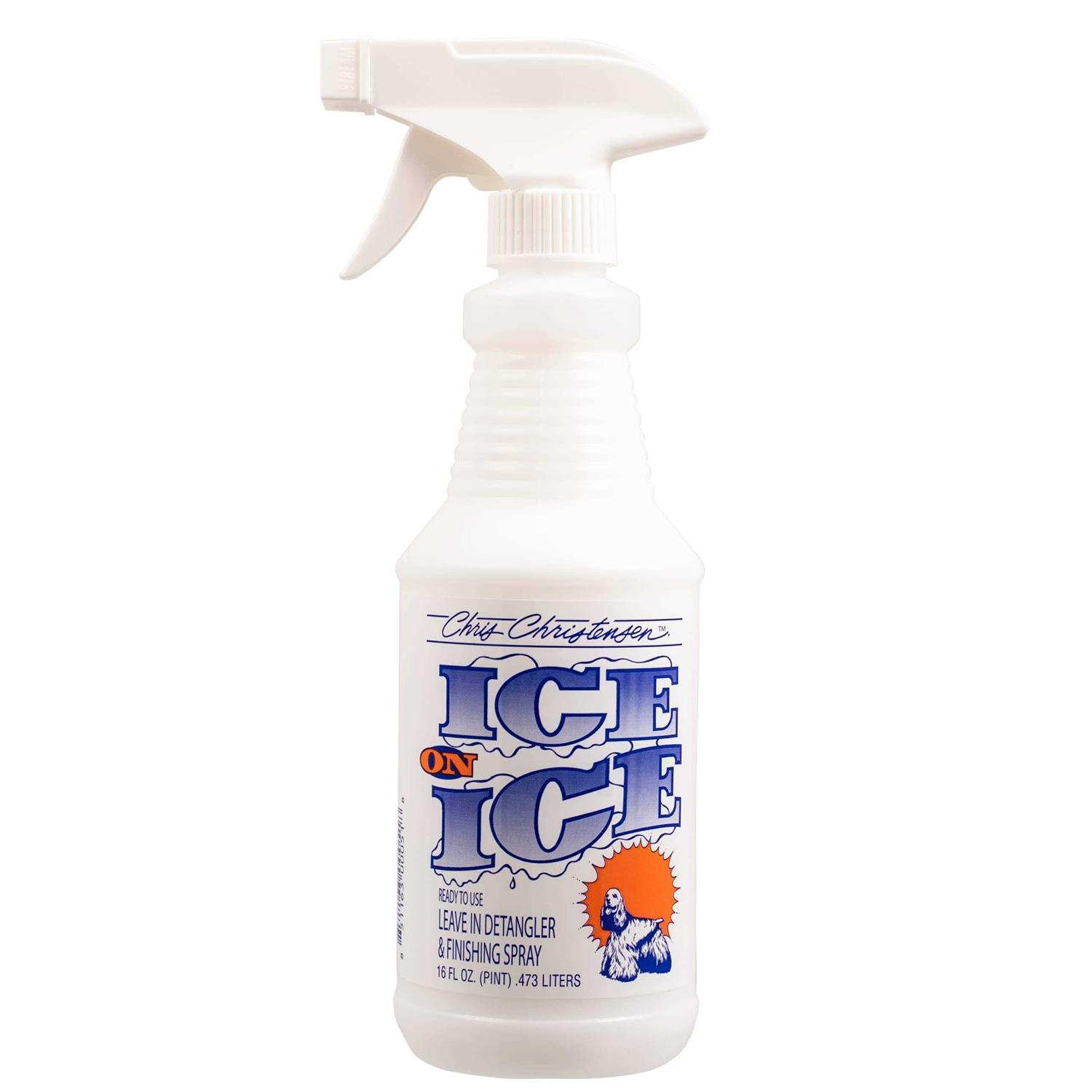 Chris Christensen Ice on Ice Detangler and Finishing Dog Spray - Healthber
