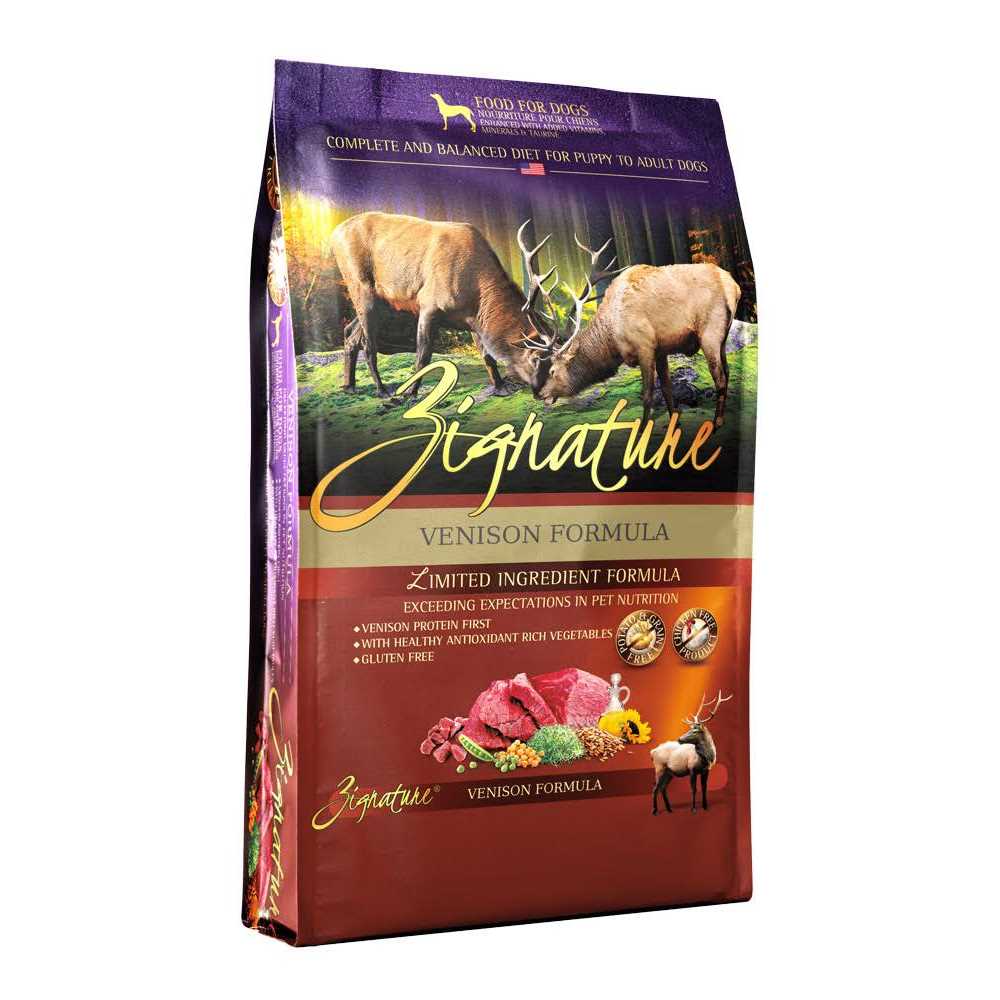 Zignature Limited Ingredient Venison Formula Dry Dog Food - Healthber