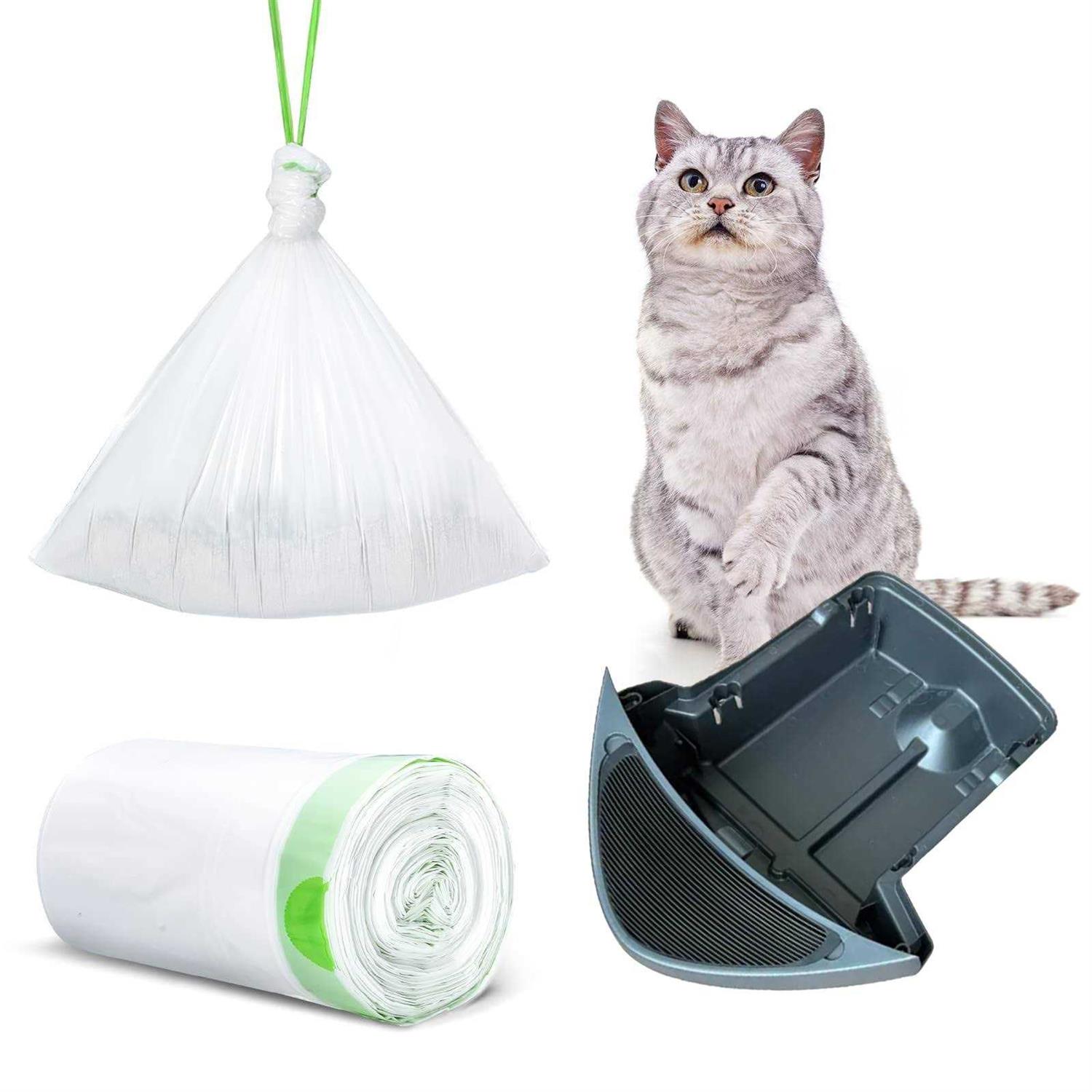 KropBom Waste Drawer Liners Bags Replacement Compatible with Litter Box Robot 4 and 3 - Healthber