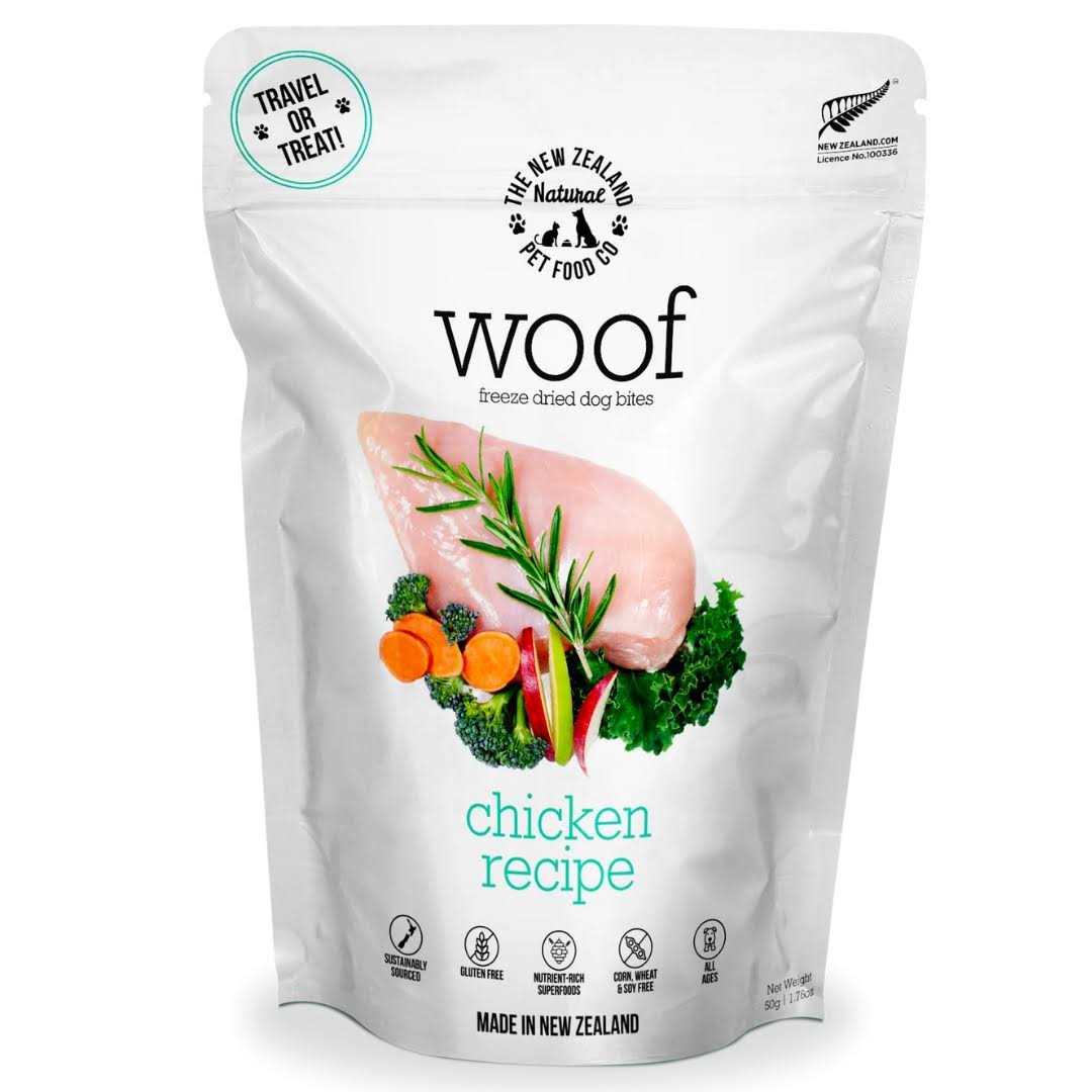 New Zealand Natural Pet Food Woof Chicken Freeze-Dried Dog Food - Healthber