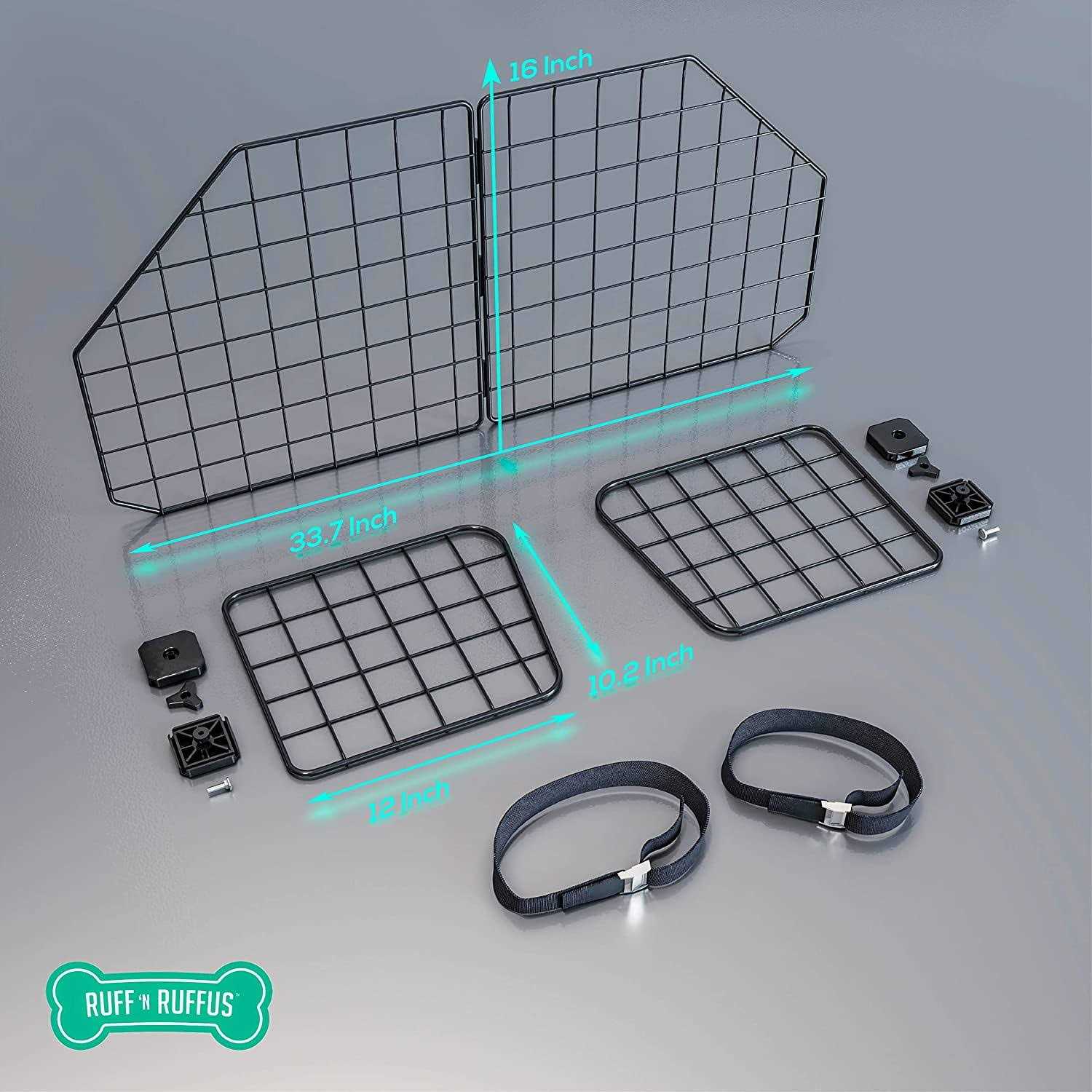 Ruff ‘n Ruffus Heavy-Duty Foldable Car Barrier - Healthber