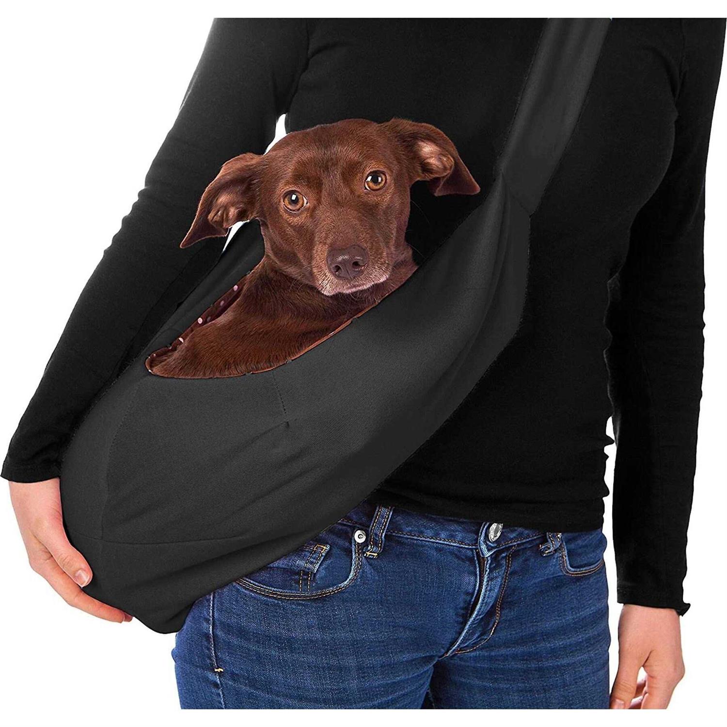 Iprimio Dog and Cat Sling Carrier Hands Free Reversible Pet Papoose Bag - Healthber