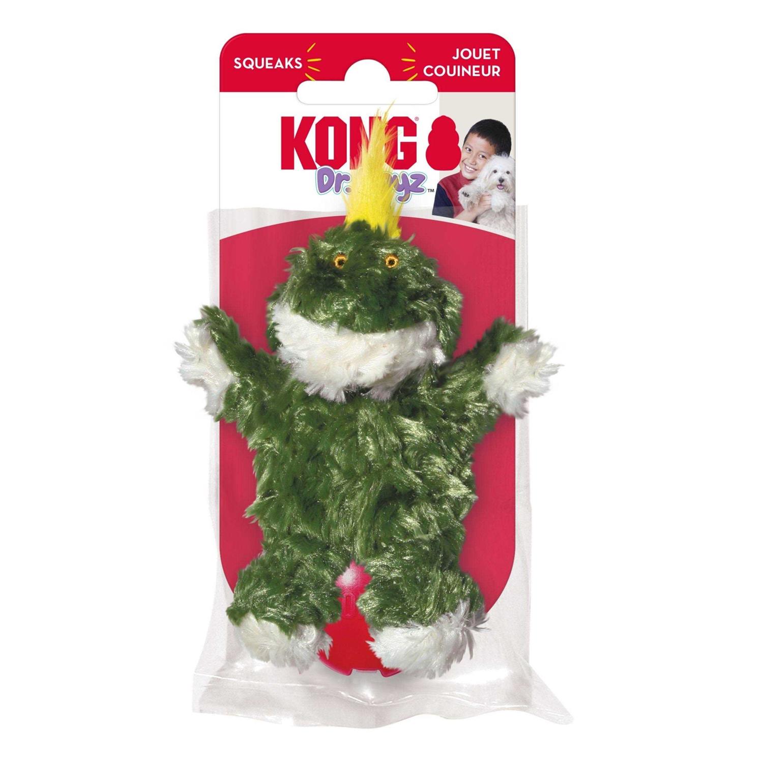 Kong Plush Frog Dog Toy - Healthber