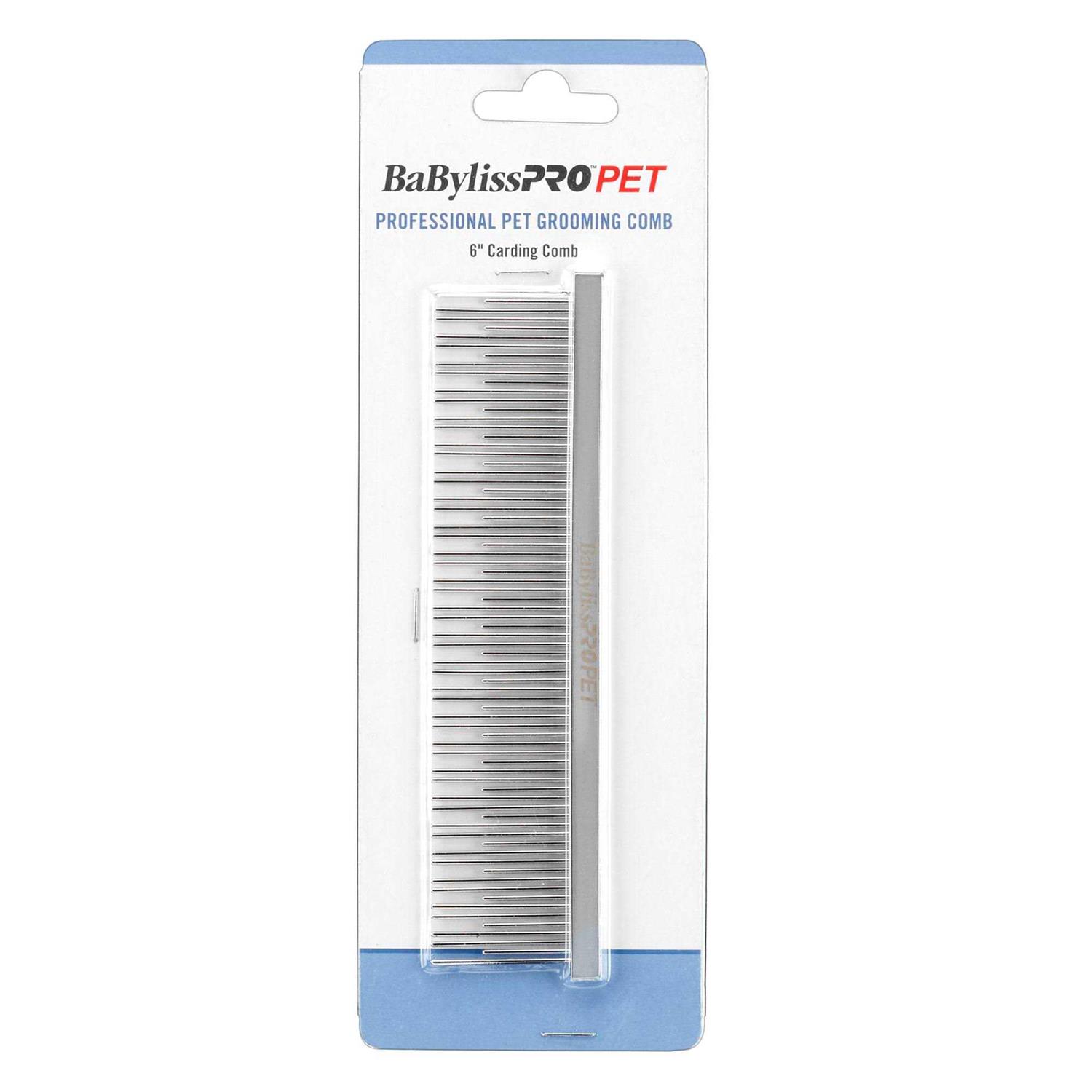 Babyliss Pro Pet Carding Cat/Dog Comb - Healthber