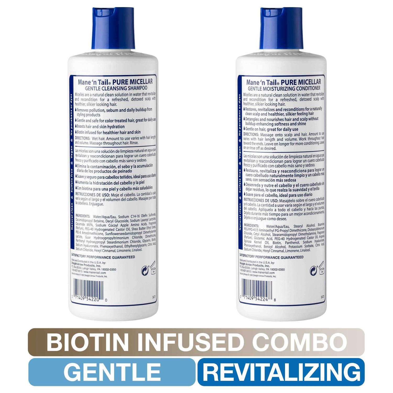 Mane n Tail Micellar Shampoo - Healthber