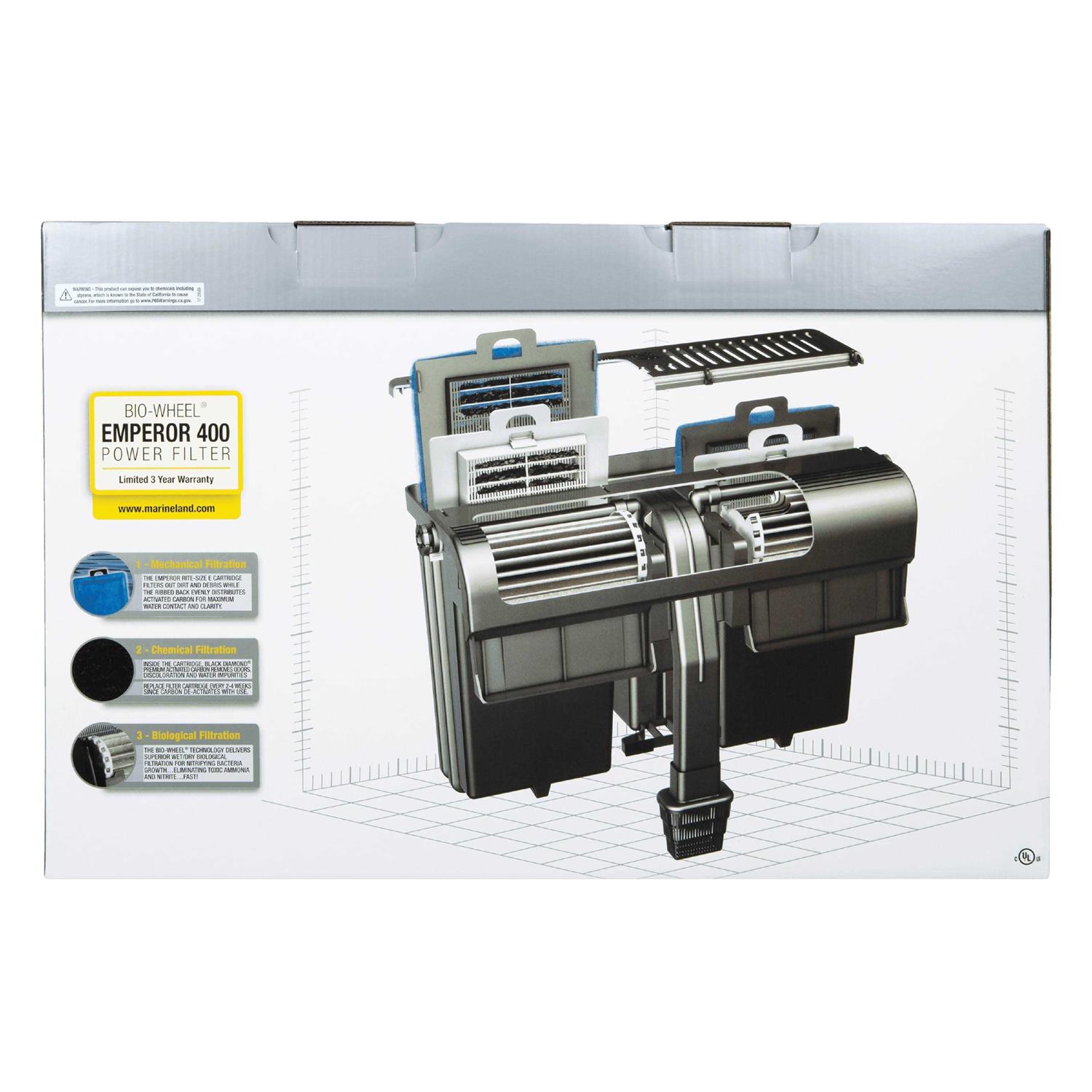 Marineland Bio-Wheel Emperor 400 Power Filter - Healthber