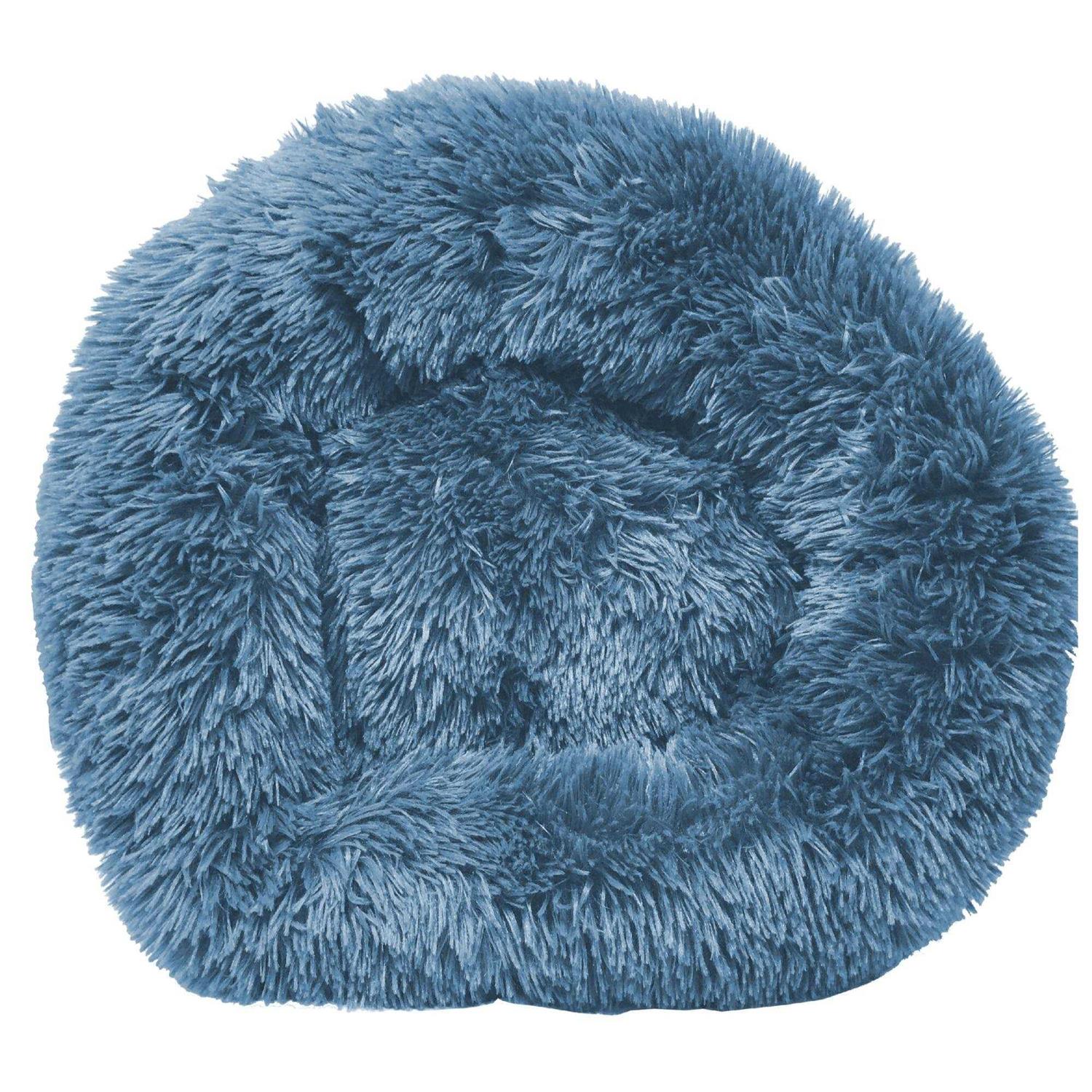 Pet Life Nestler High-Grade Plush and Soft Rounded Dog Bed - Healthber