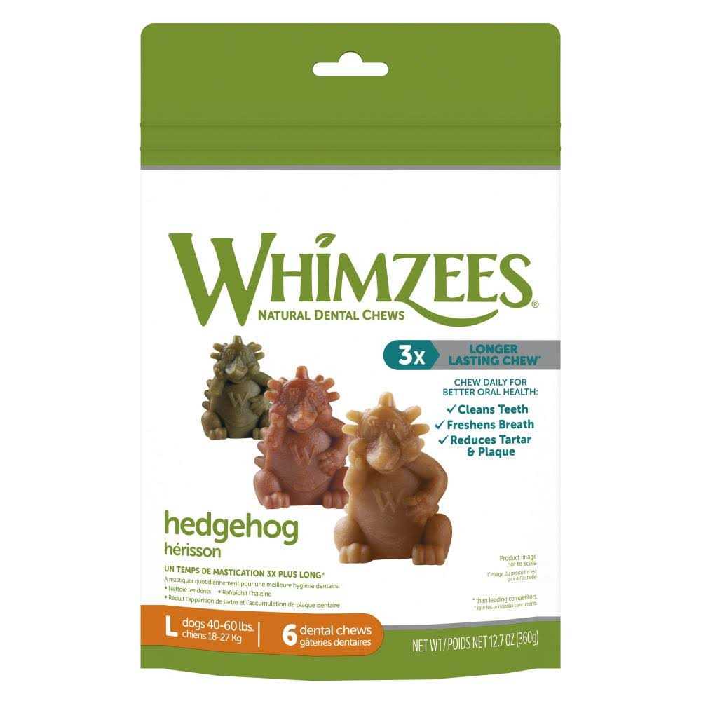 Whimzees Hedgehog Dental Dog Treats - Healthber