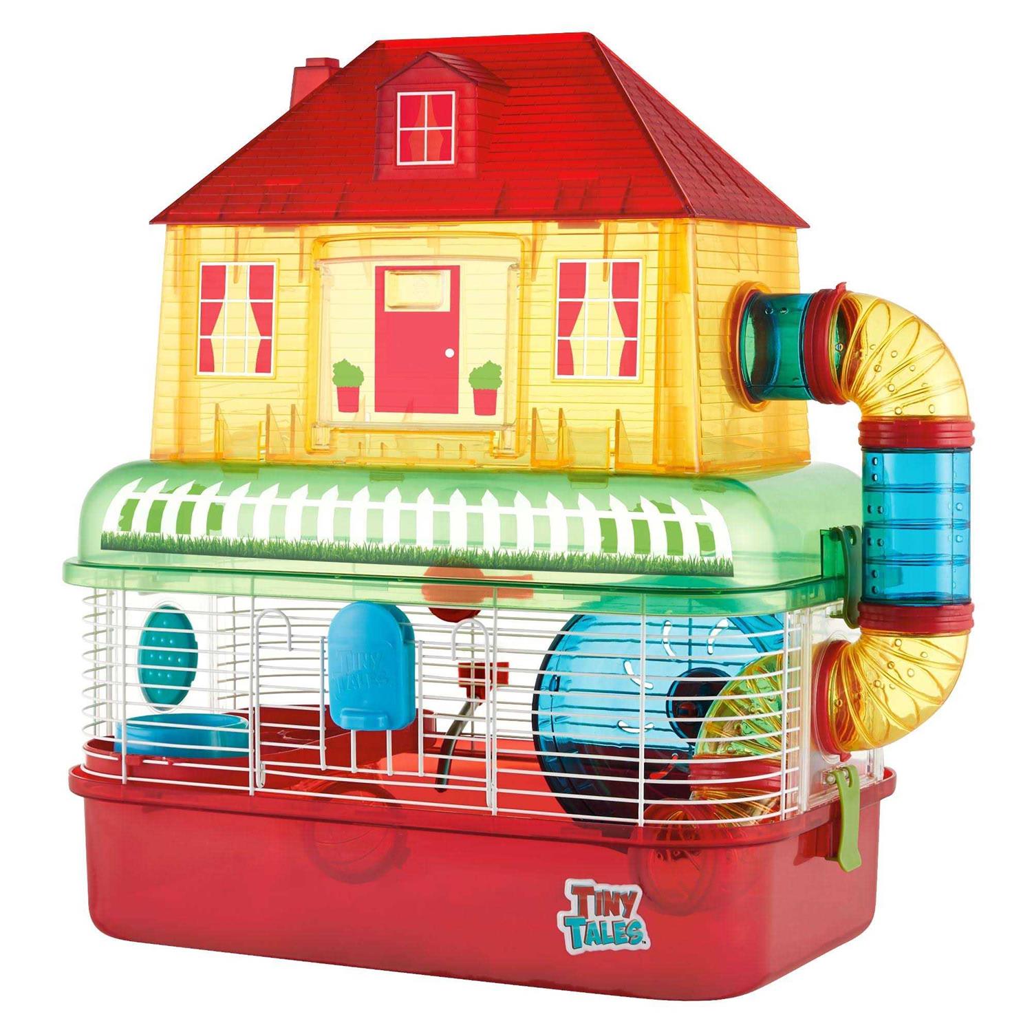Tiny Tales Comfy House Small Pet Habitat - Healthber
