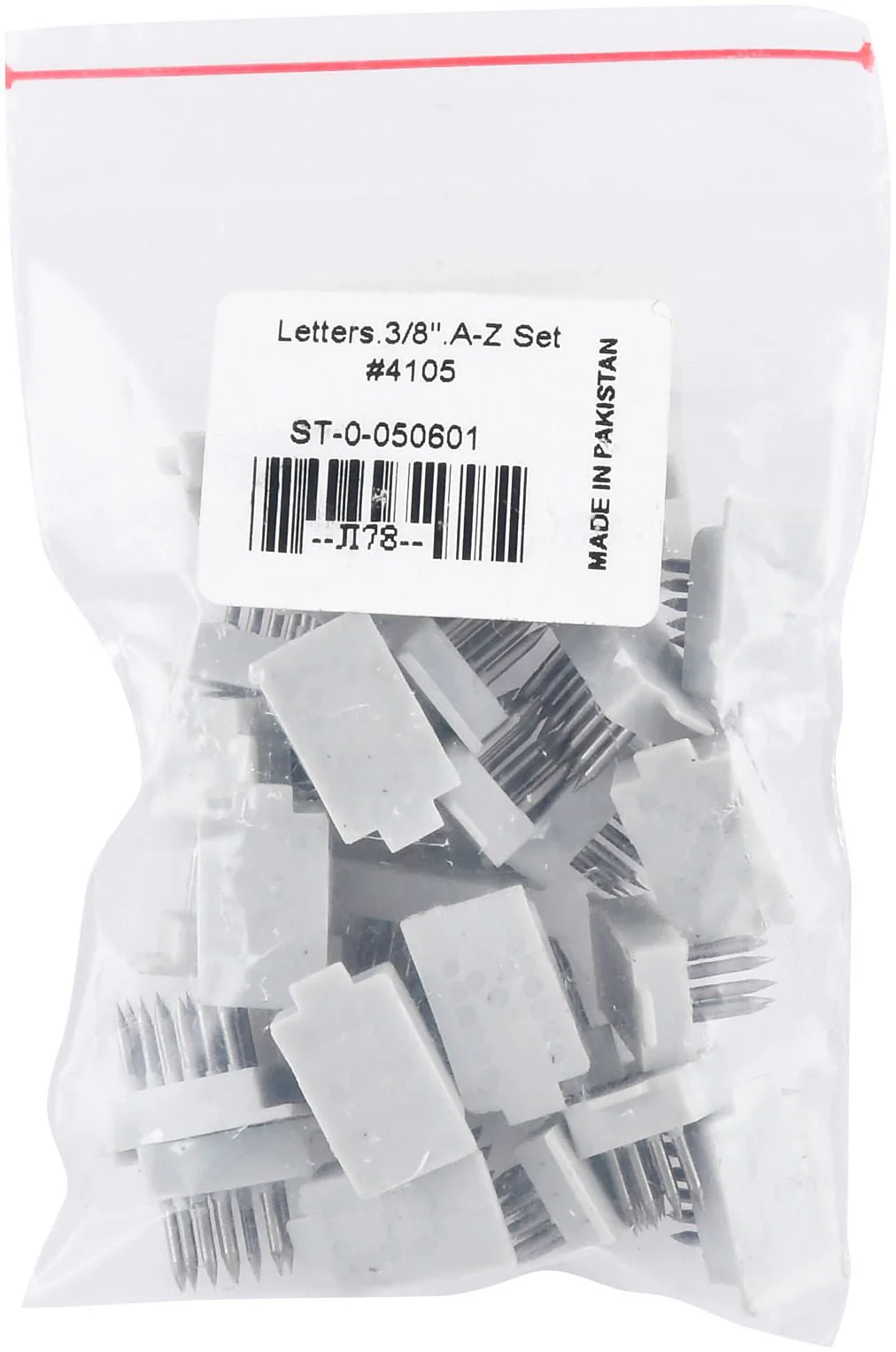 Extra  Standard Tattoo Letters and/or Numbers, 3/8