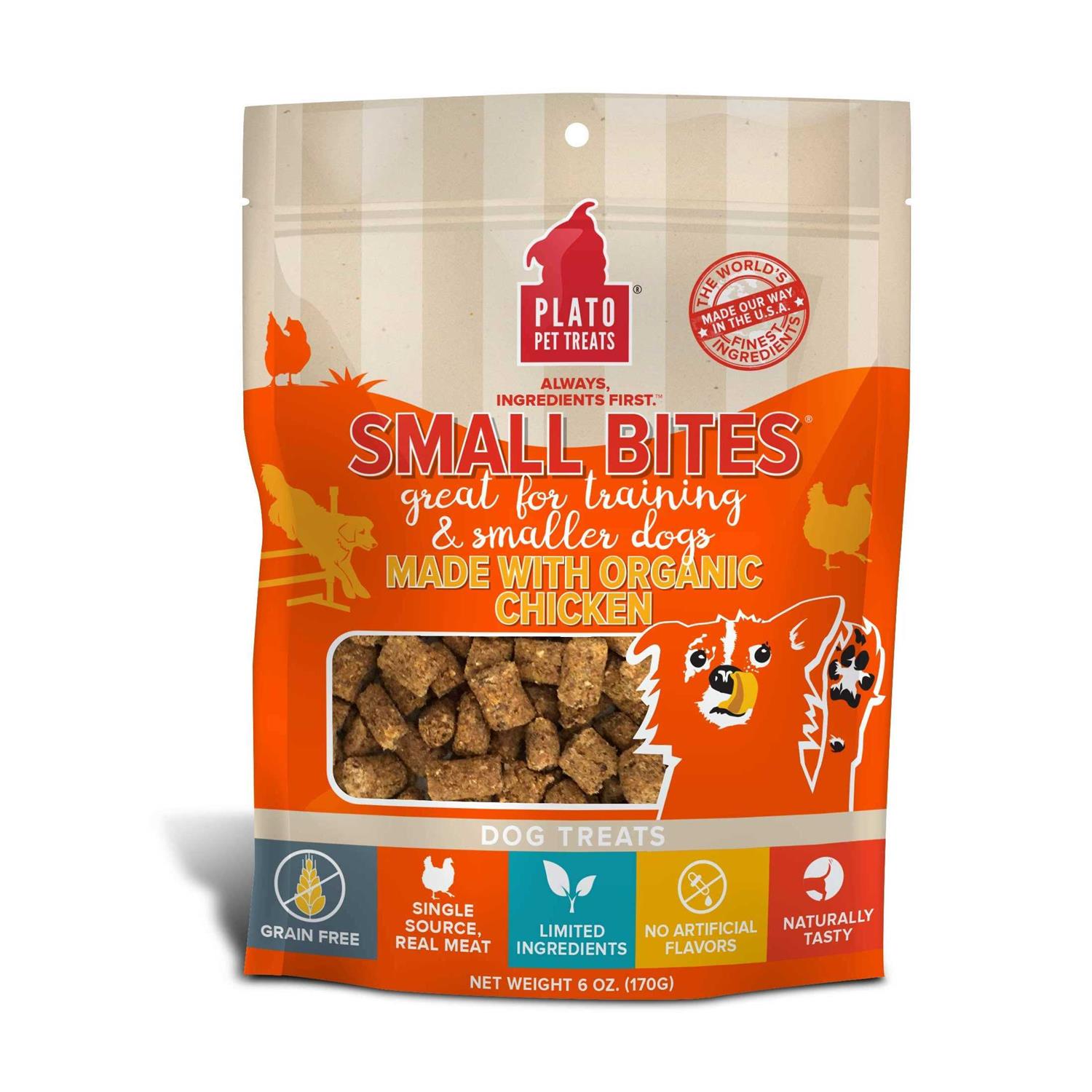 Plato Small Bites Dog Treats - Healthber