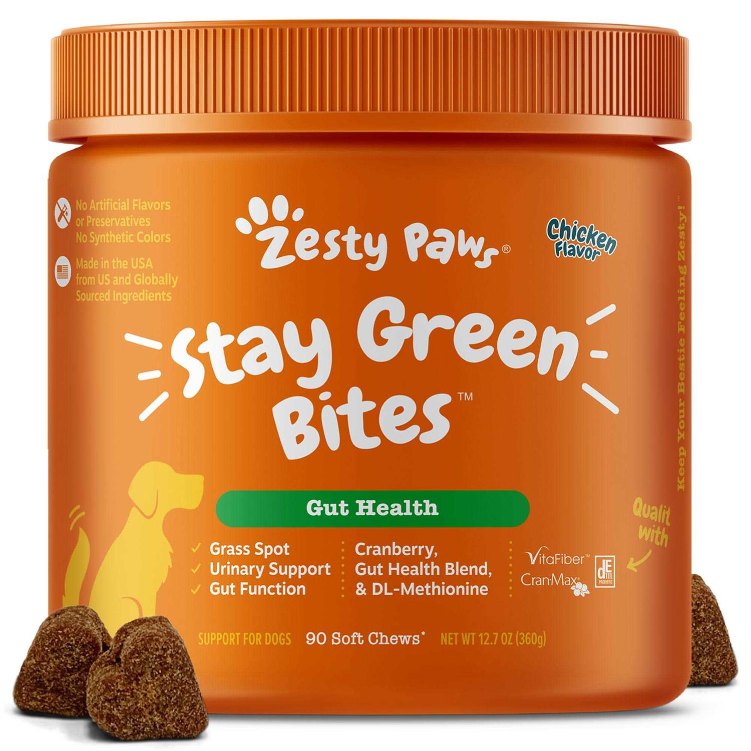 Zesty Paws Stay Green Bites for Dogs - Healthber