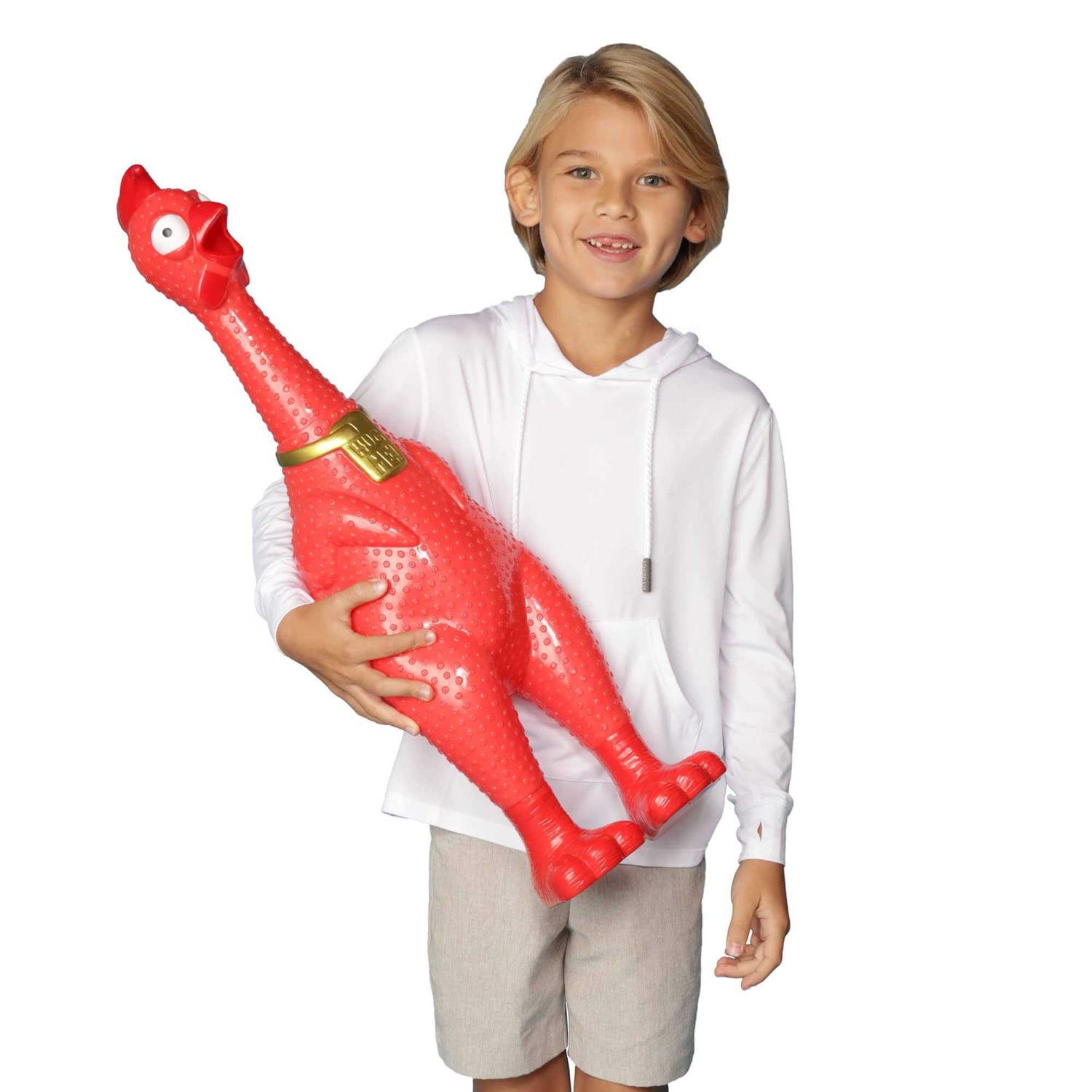 Animolds A Giant screaming Chicken the Hug Me squeaky Chicken Toy - Healthber