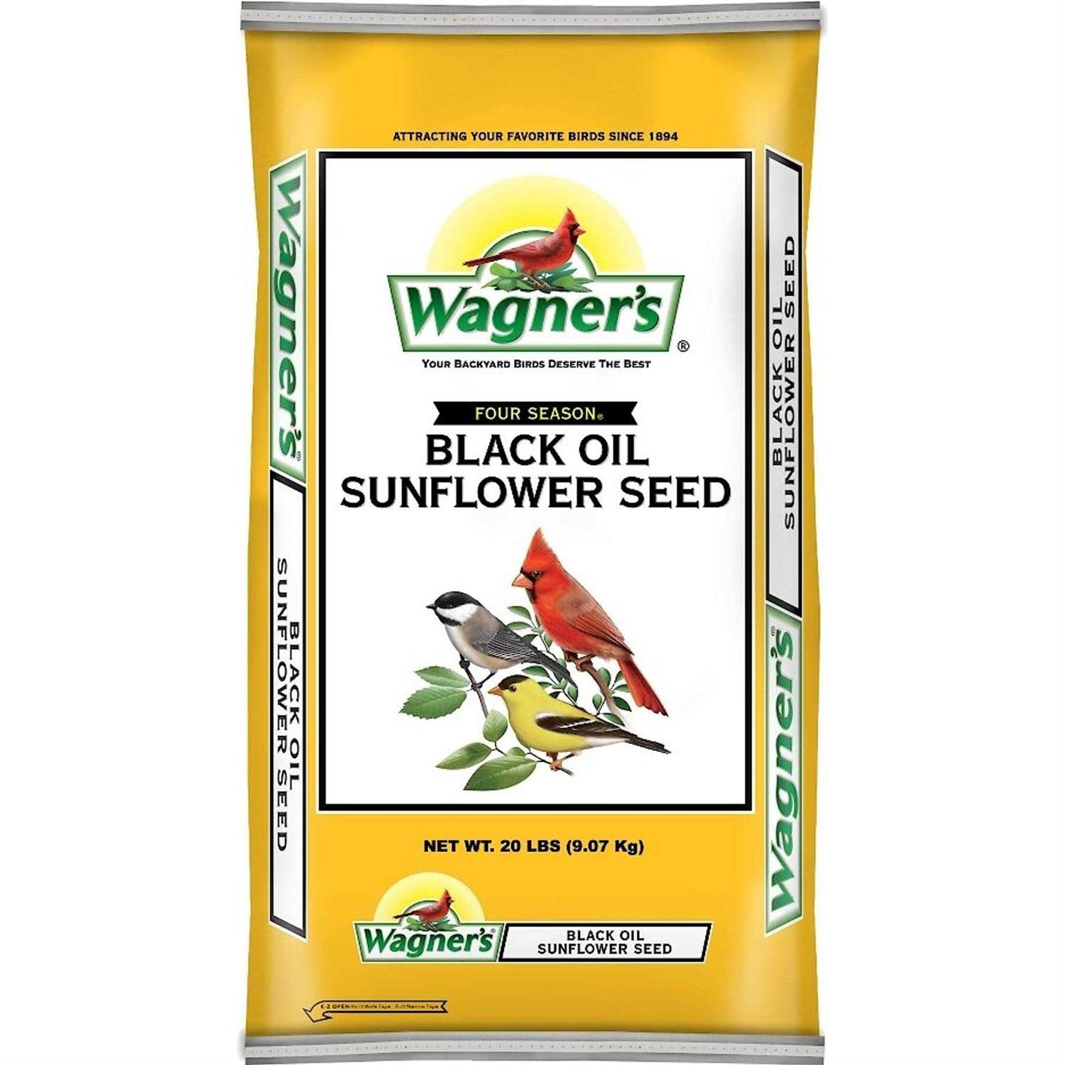 Wagner’s 76029 Black Oil Sunflower Seed - Healthber
