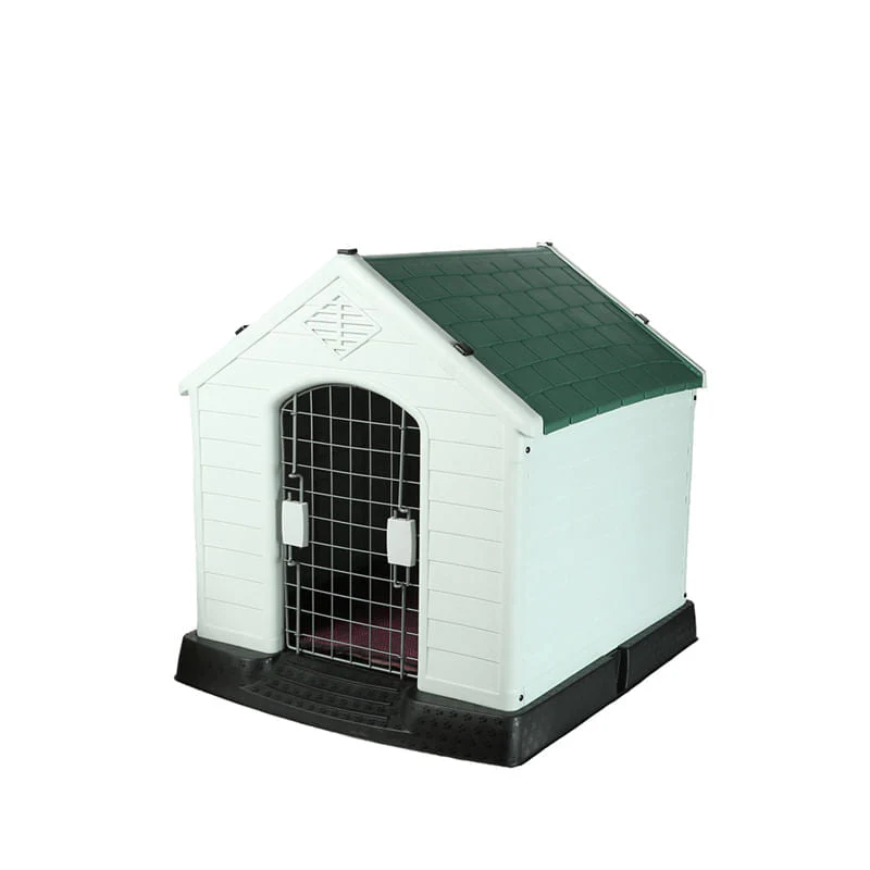 Green Shingle Roof Dog House - Healthber