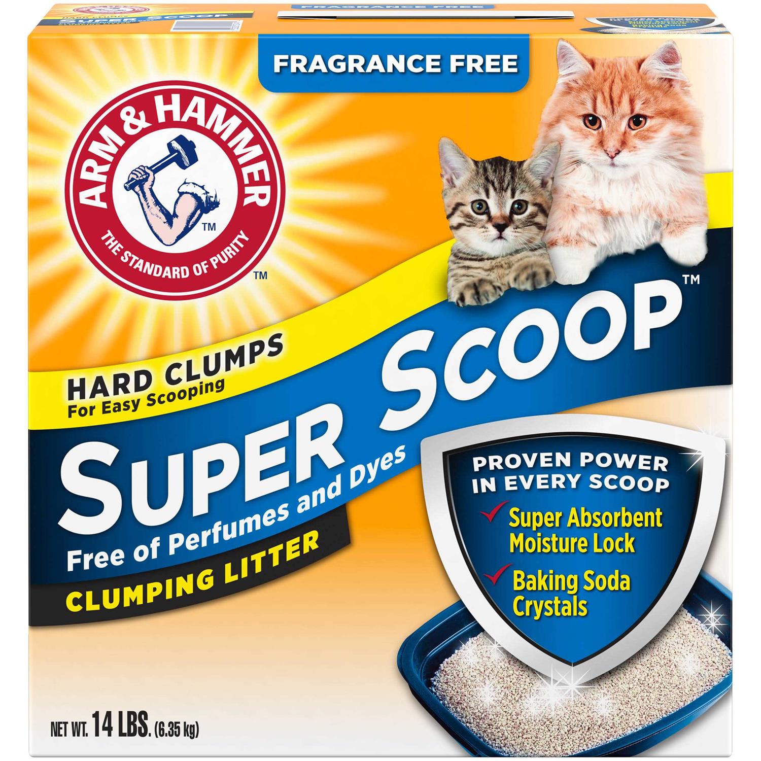 Arm Hammer Super Scoop Clumping Litter - Healthber