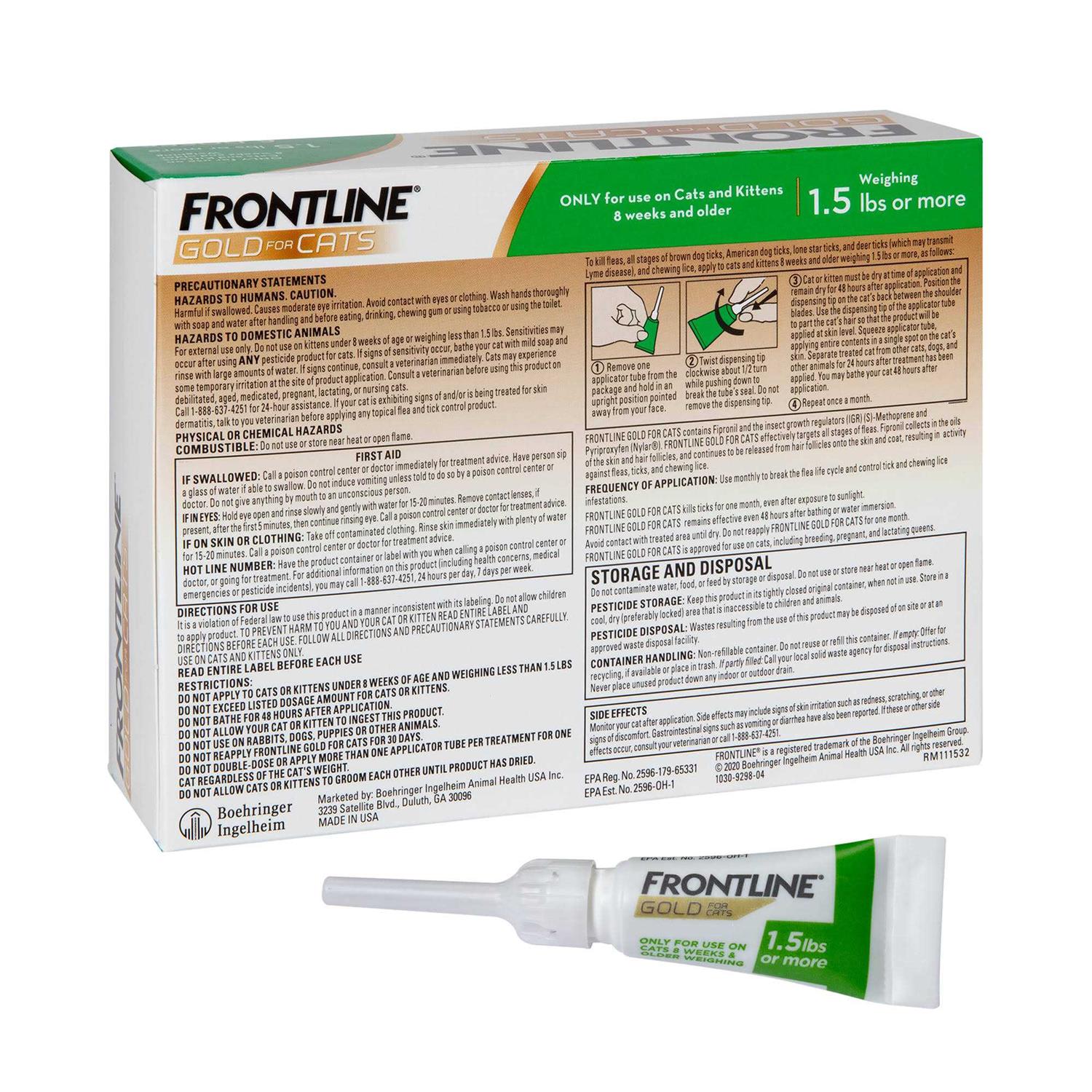 Frontline Gold for Cats - Healthber