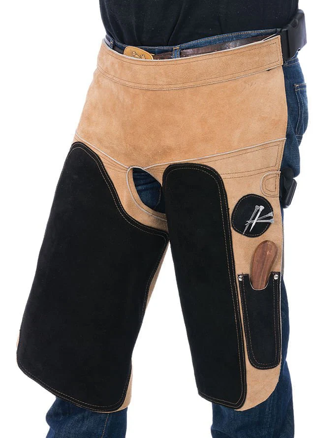 Tough 1 Premium Leather Farrier Chaps - Healthber