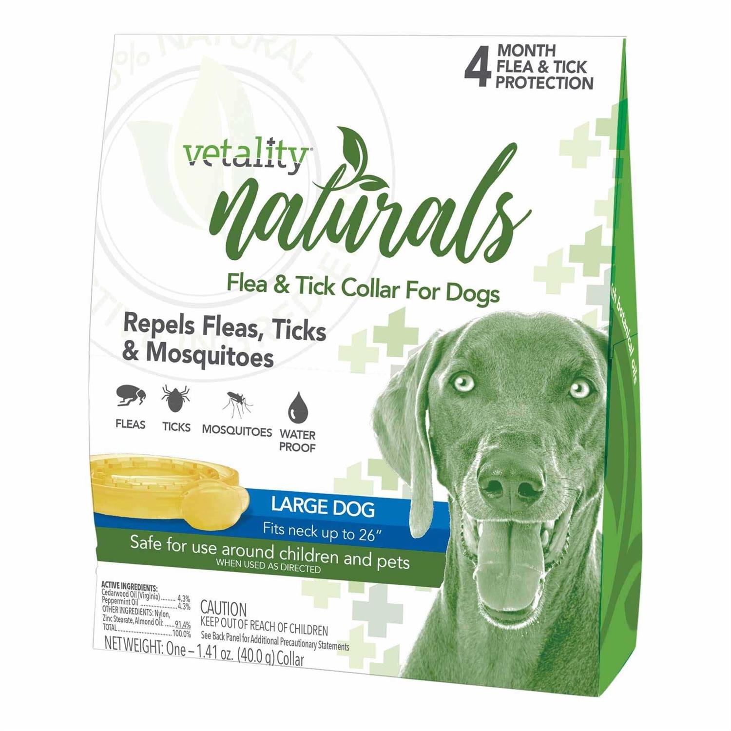 Vetality Naturals Flea & Tick Collar for Dogs - Healthber