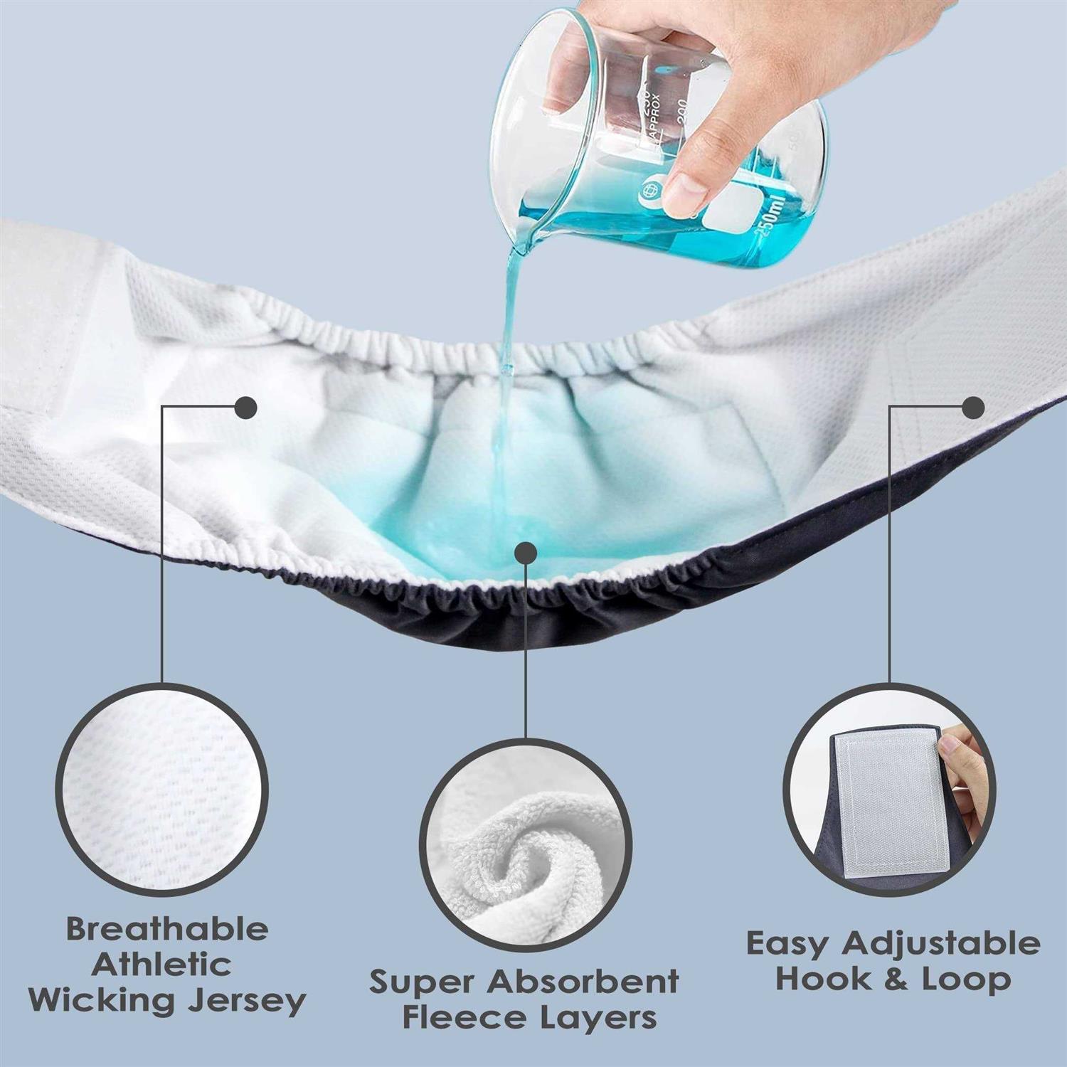 Wegreeco Washable Dog Diapers Washable Male Dog Belly Wrap - Healthber