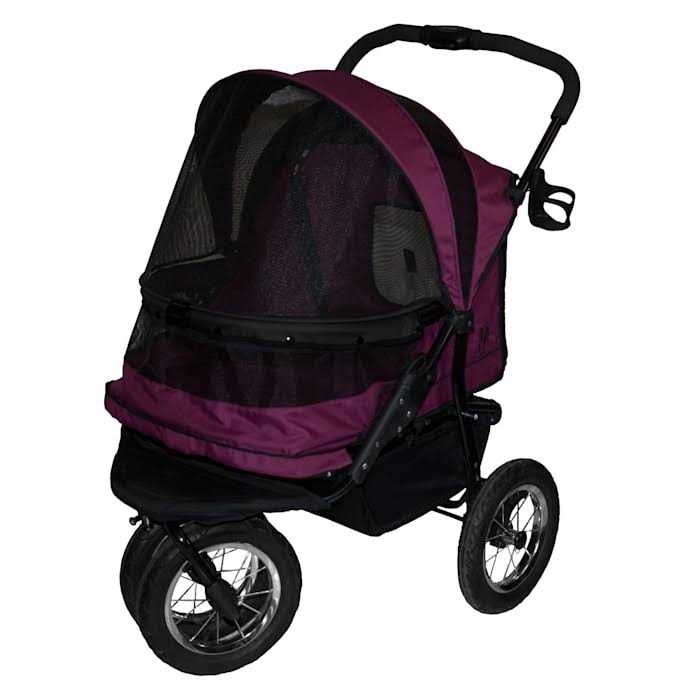 Pet Gear Double No-Zip Pet Stroller - Healthber