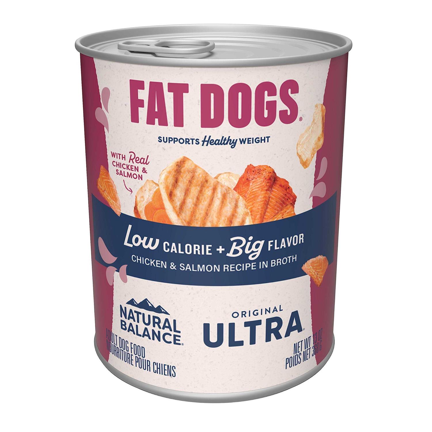 Natural Balance Fat Dogs Targeted Nutrition Chicken & Salmon Formula Wet Dog Food - Healthber
