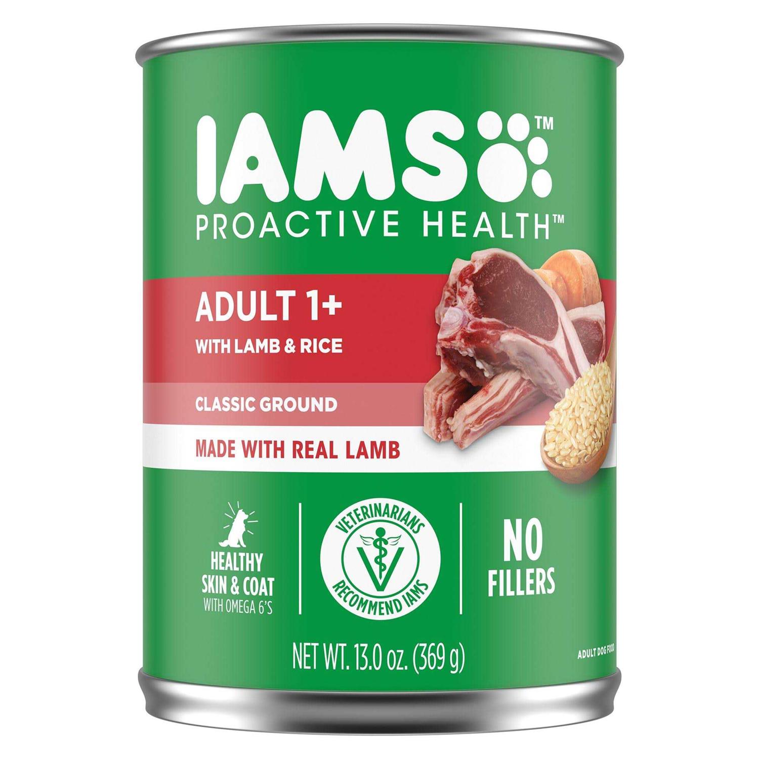 Iams Proactive Health Ground Dog Food Lamb & Rice - Healthber
