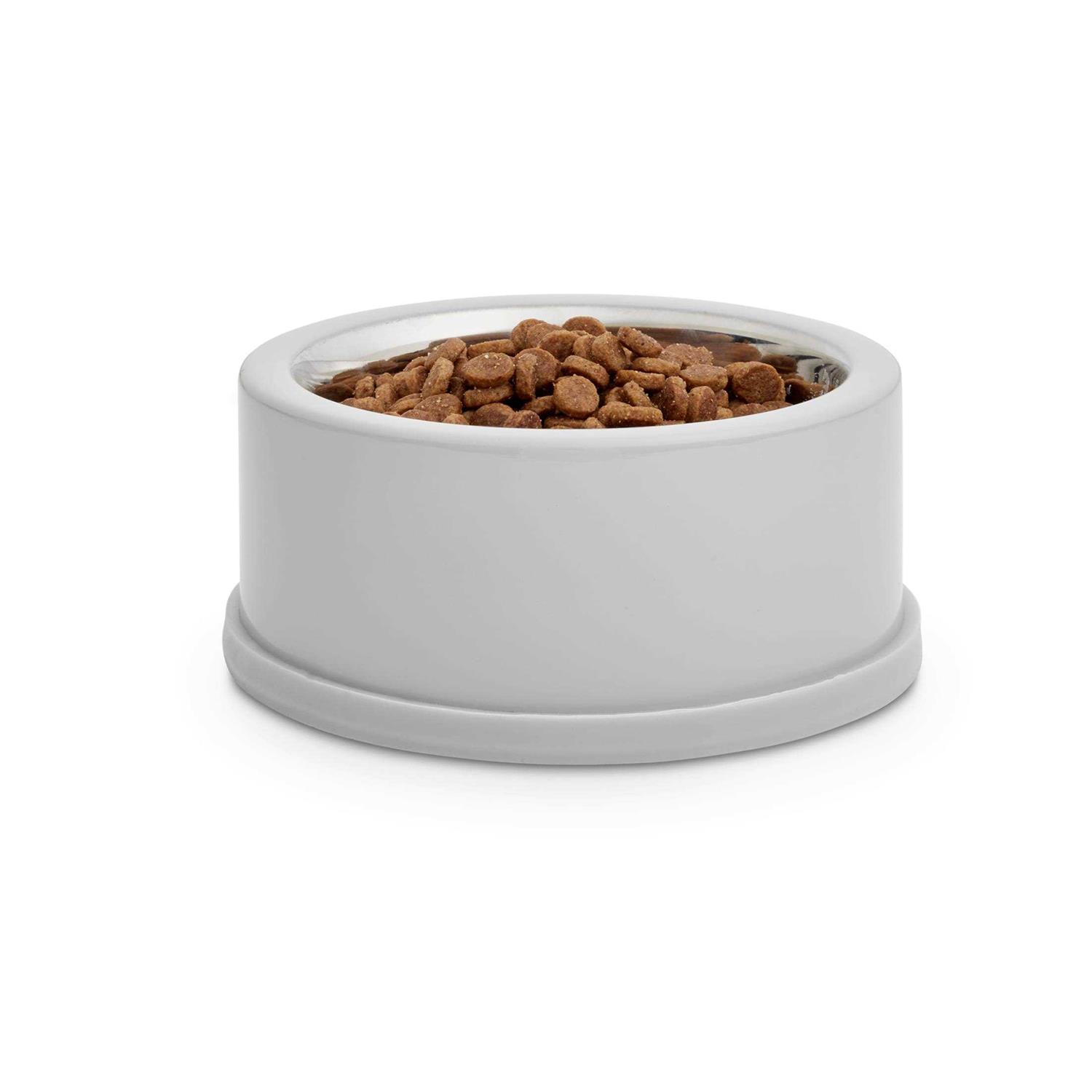 EveryYay Stainless-Steel Grey Dog Bowl - Healthber